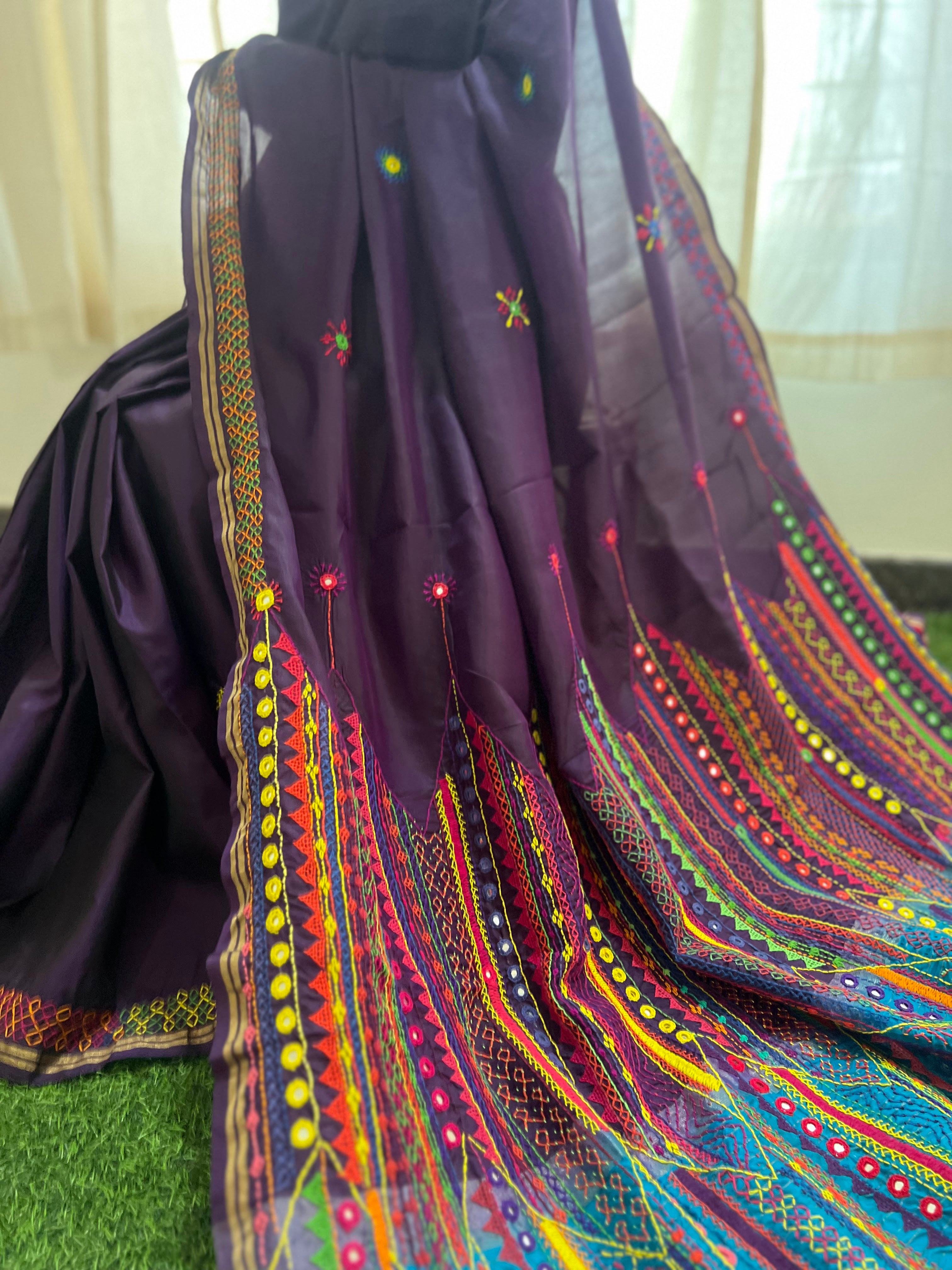 Molkalmuru silk lambani saree