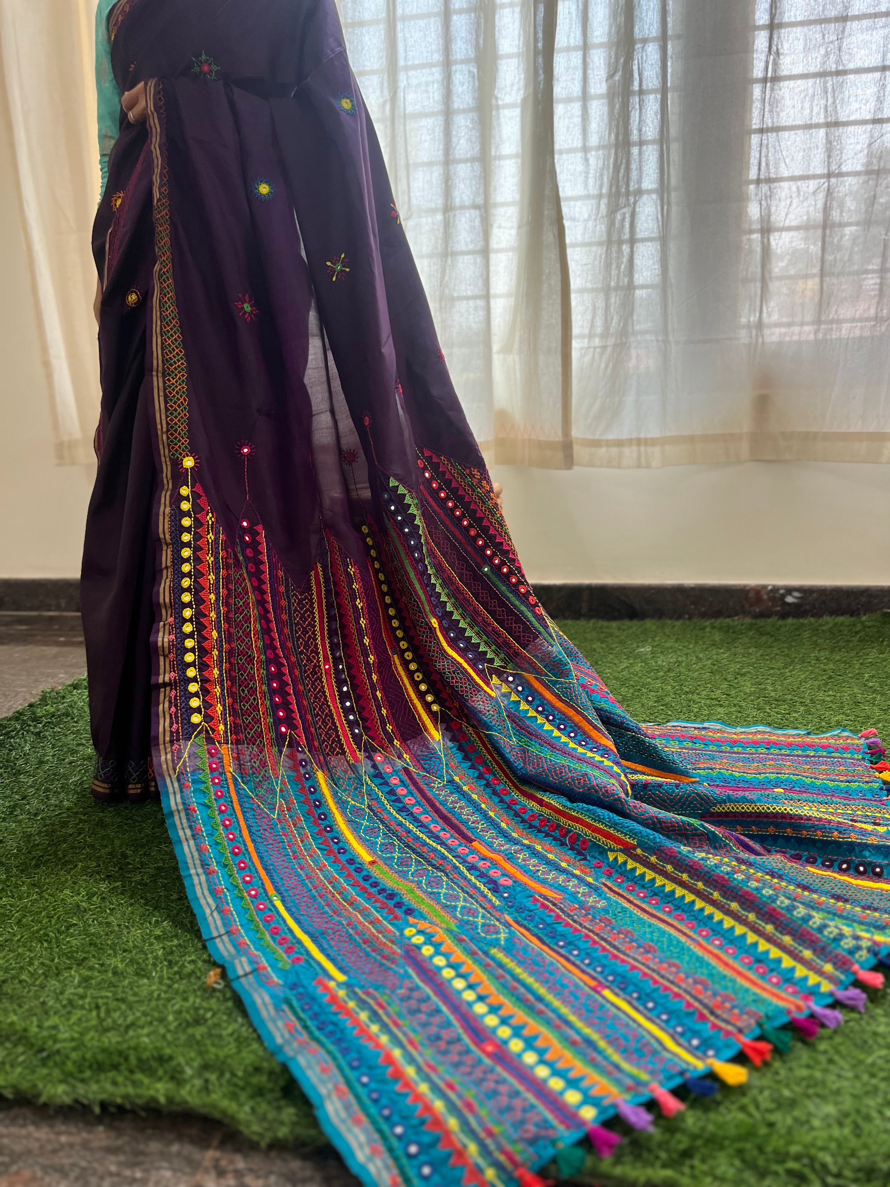 Molkalmuru silk lambani saree