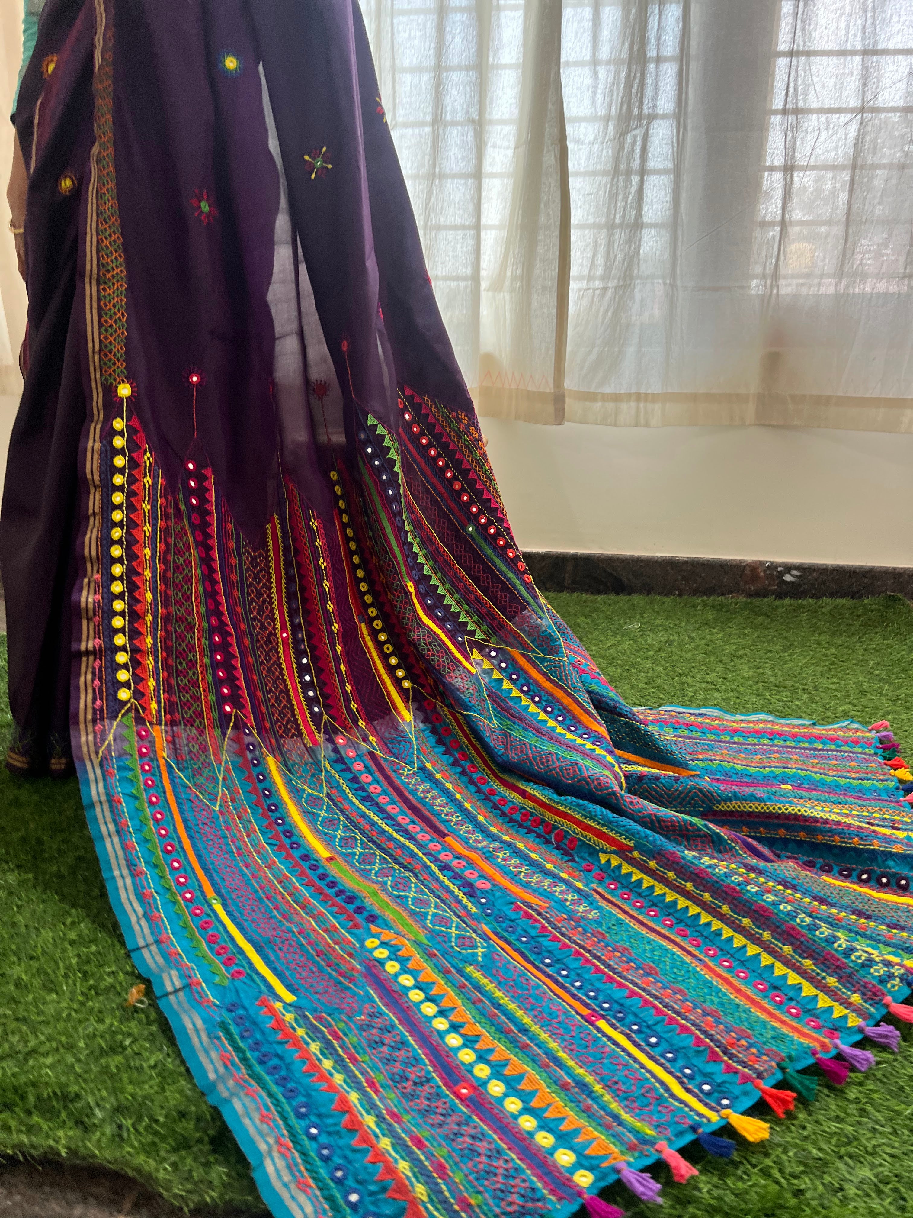 Molkalmuru silk lambani saree