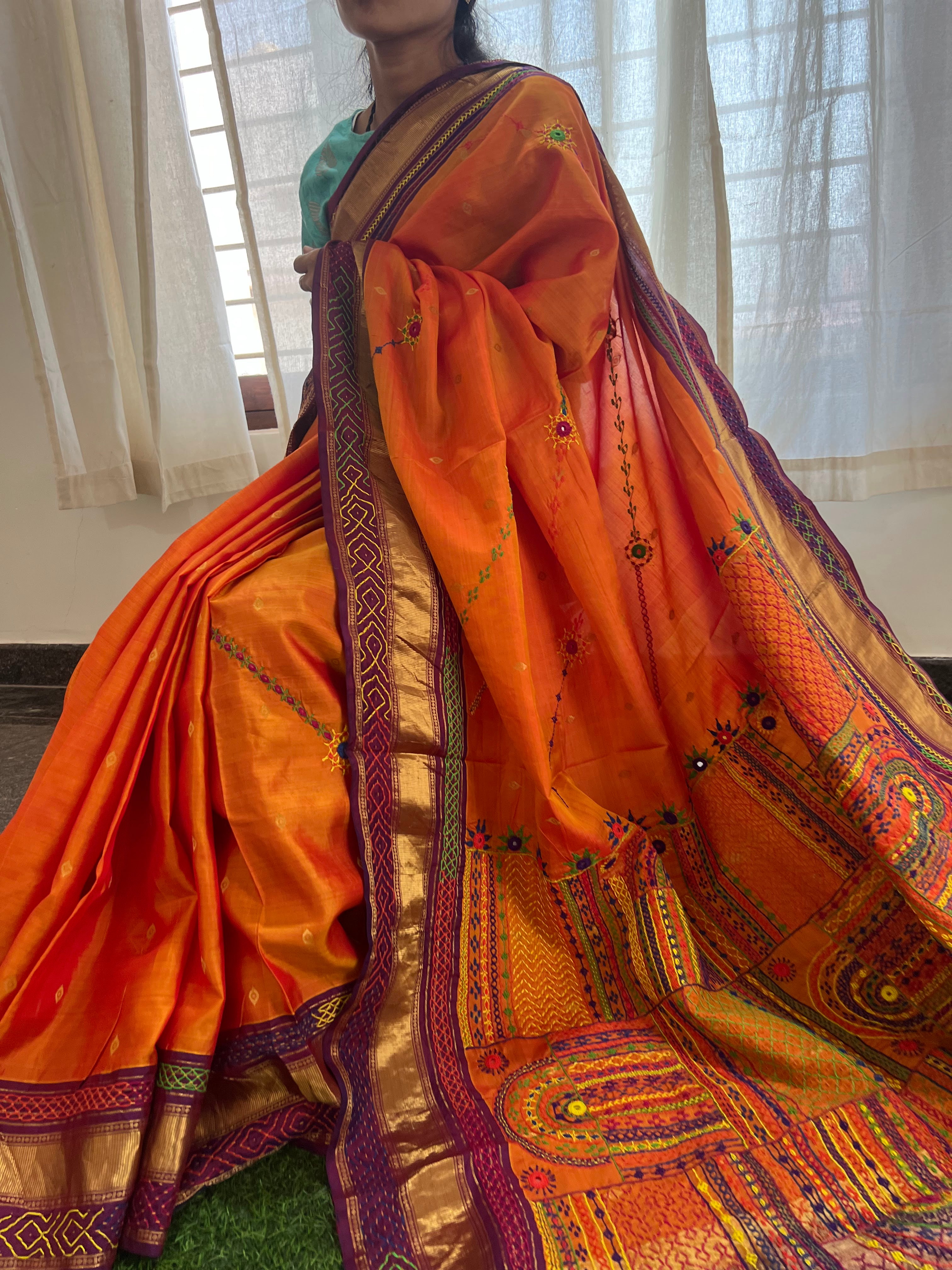 Molkalmuru silk lambani saree