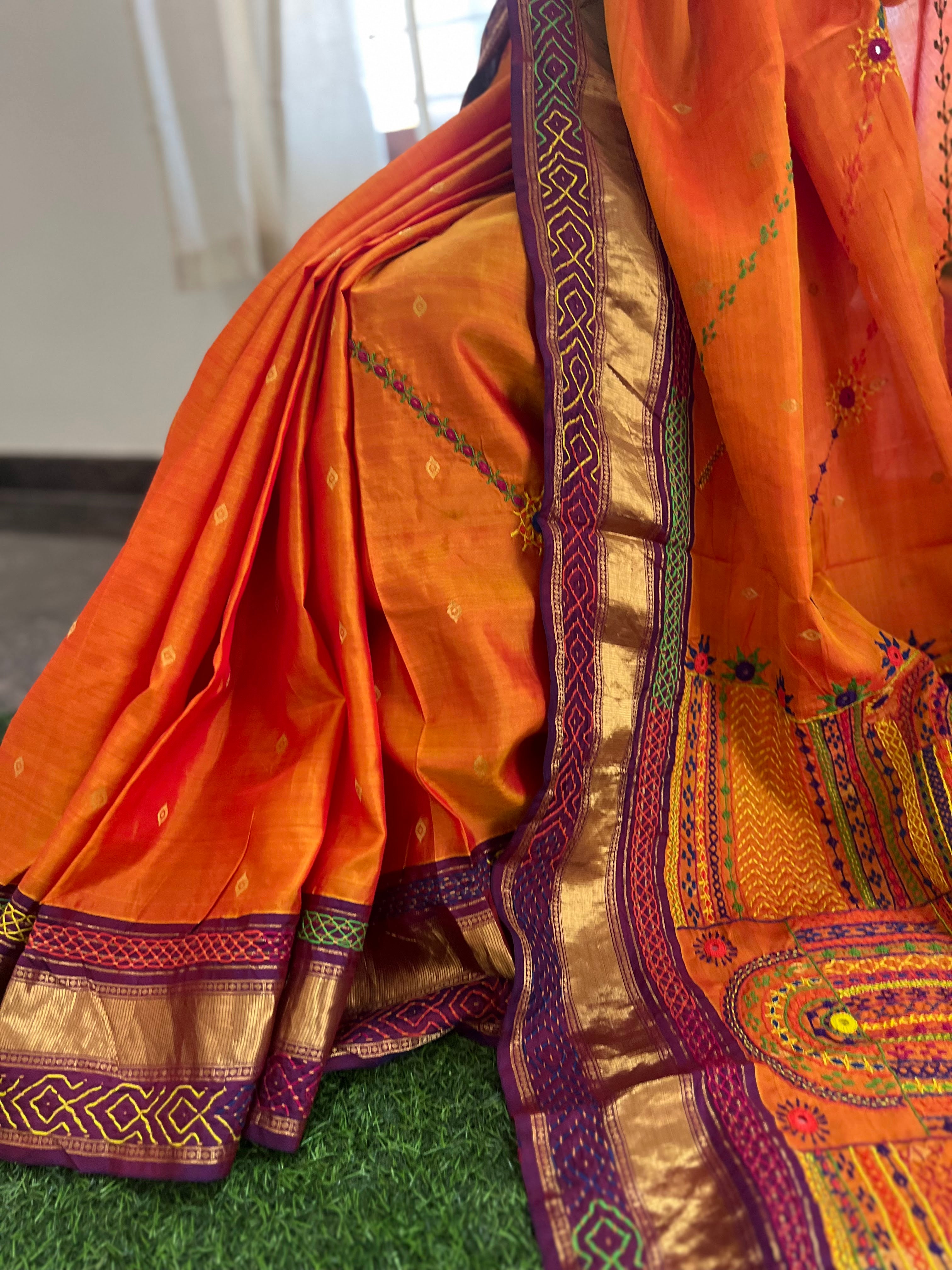 Molkalmuru silk lambani saree