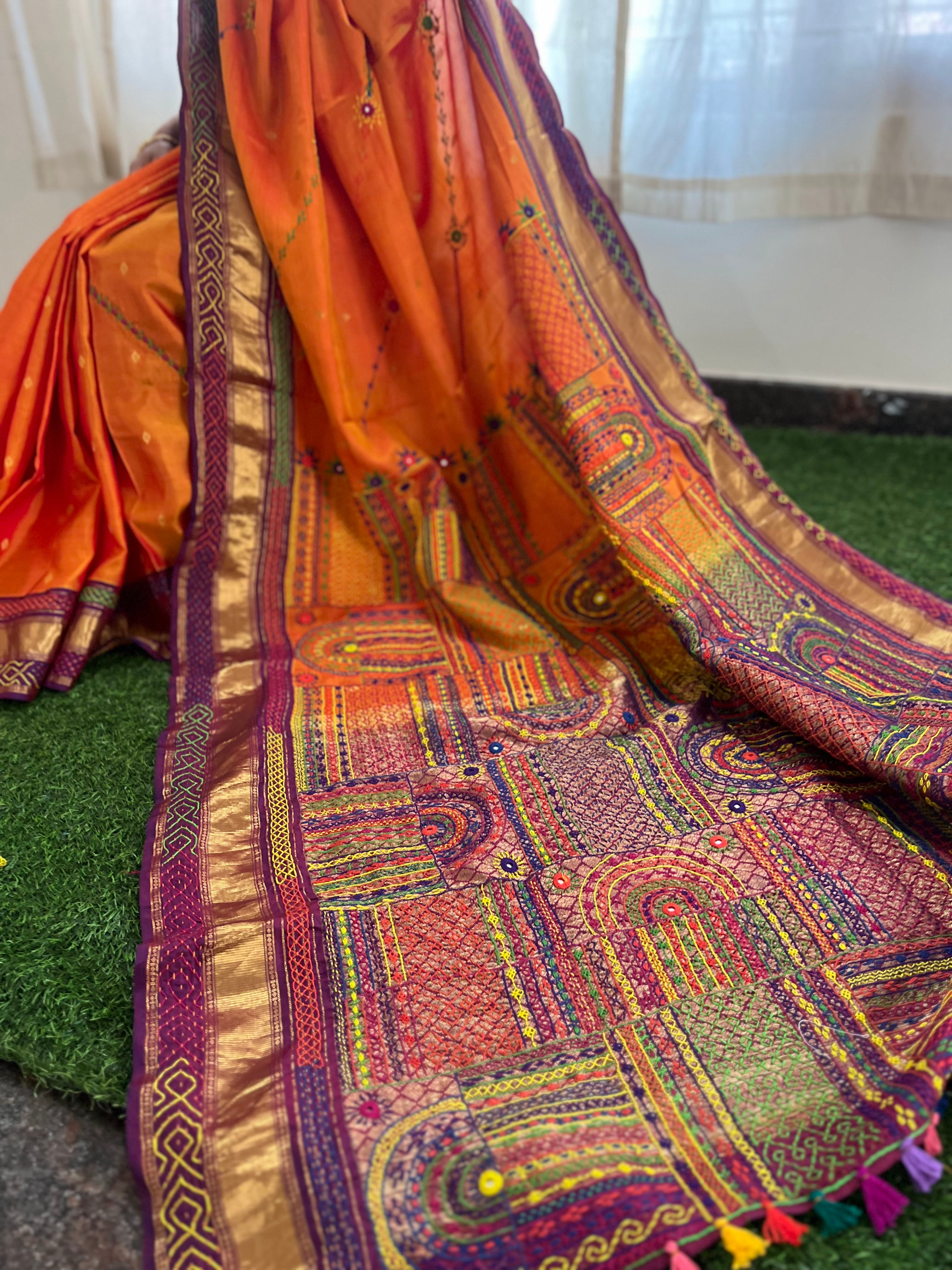 Molkalmuru silk lambani saree