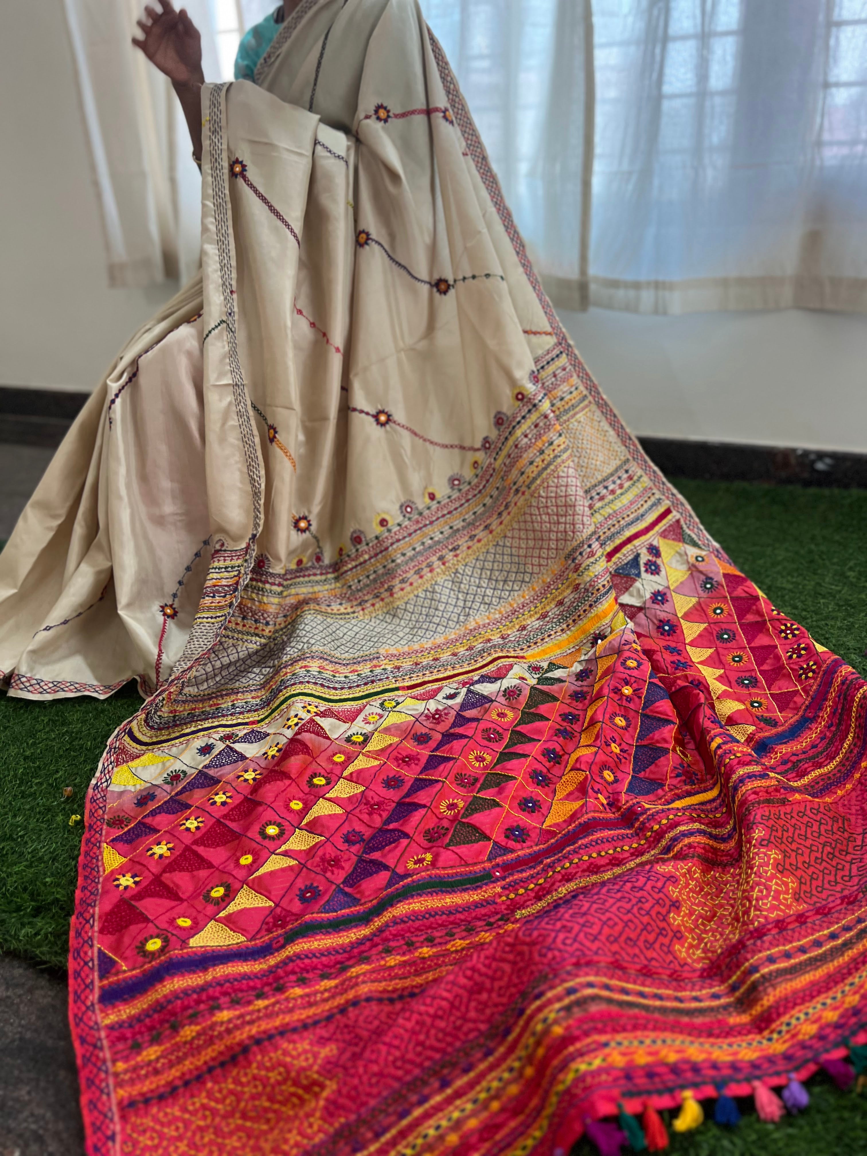 Molkalmuru silk lambani saree