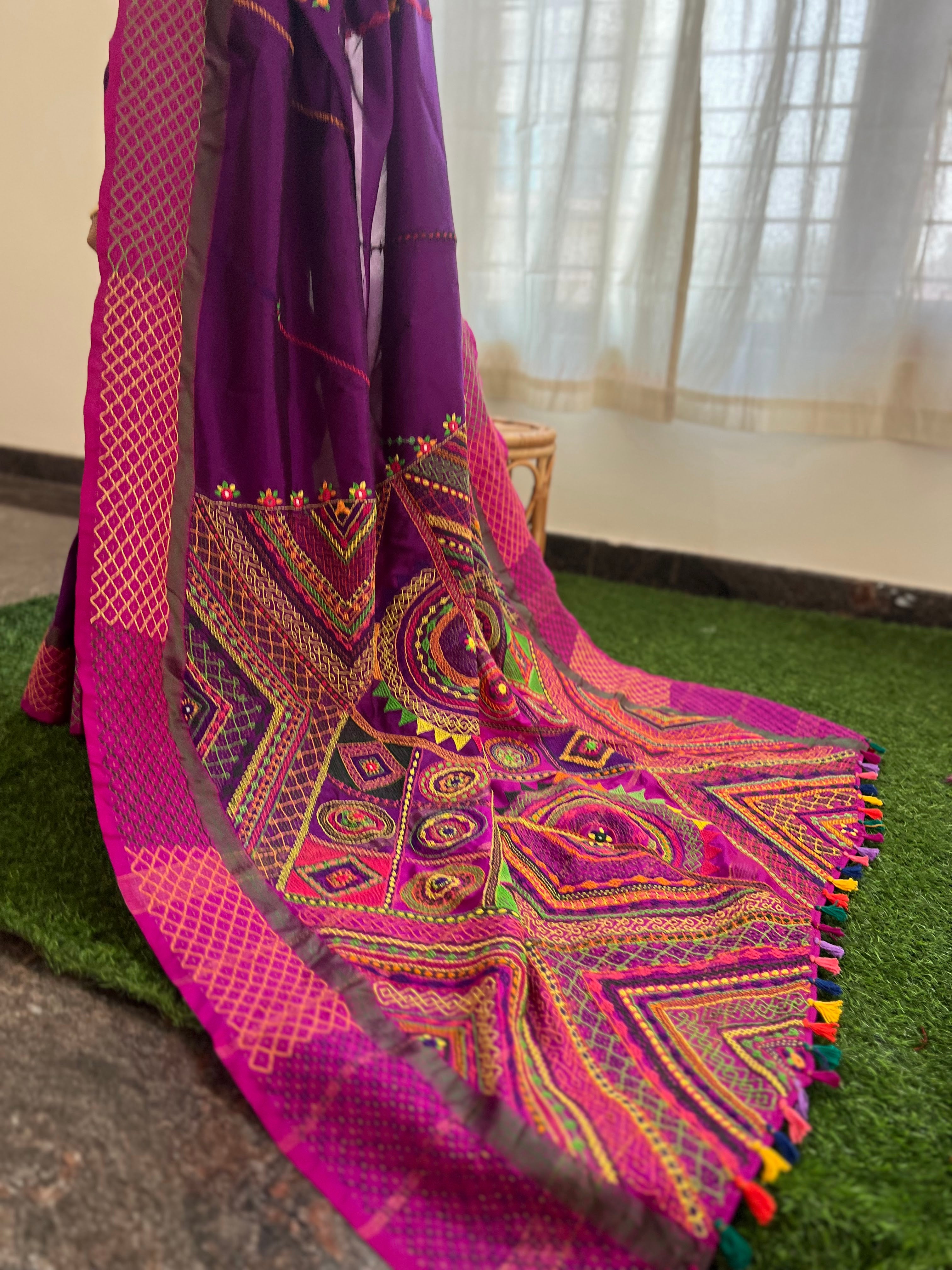 Molkalmuru silk lambani saree