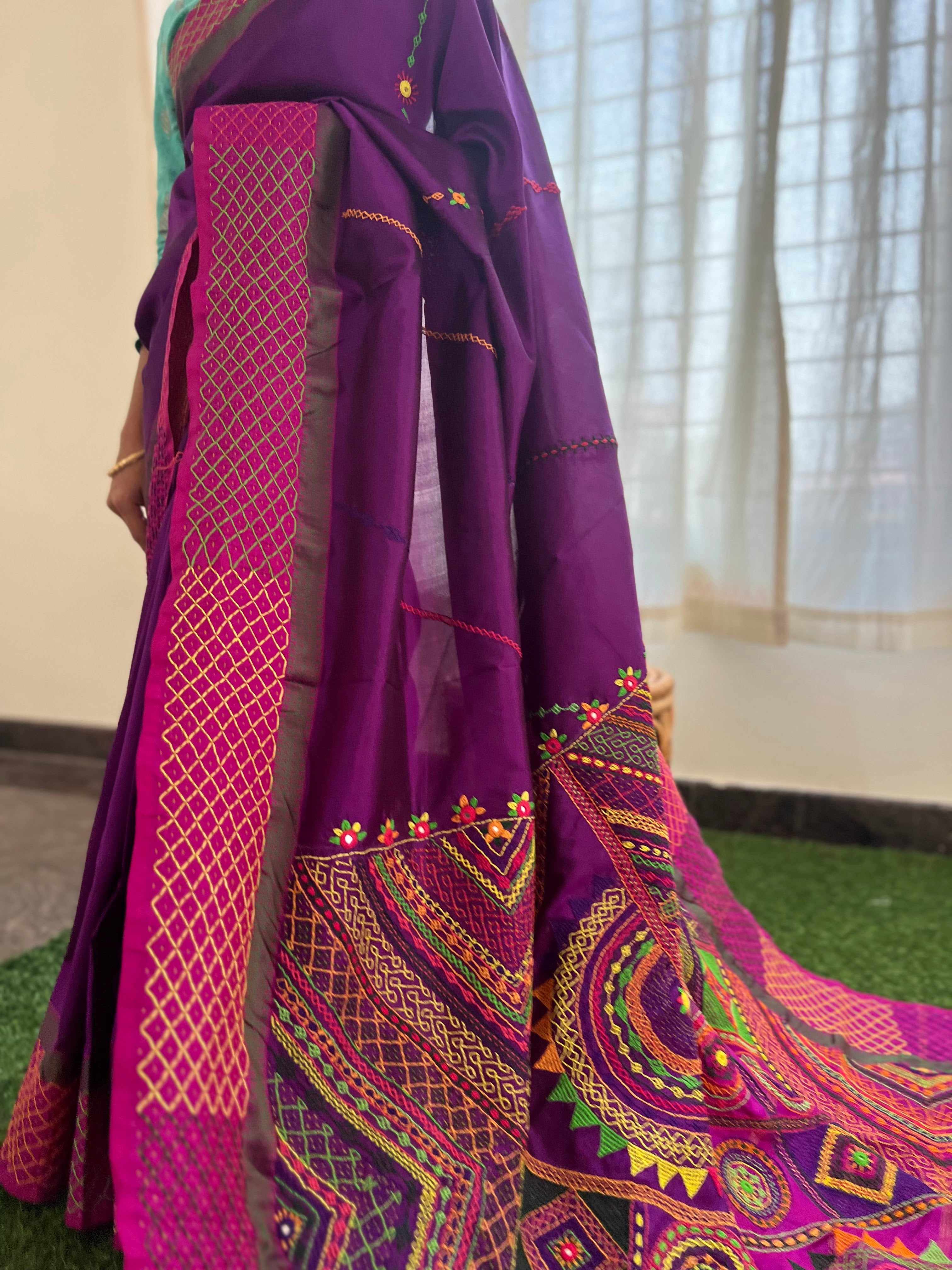 Molkalmuru silk lambani saree