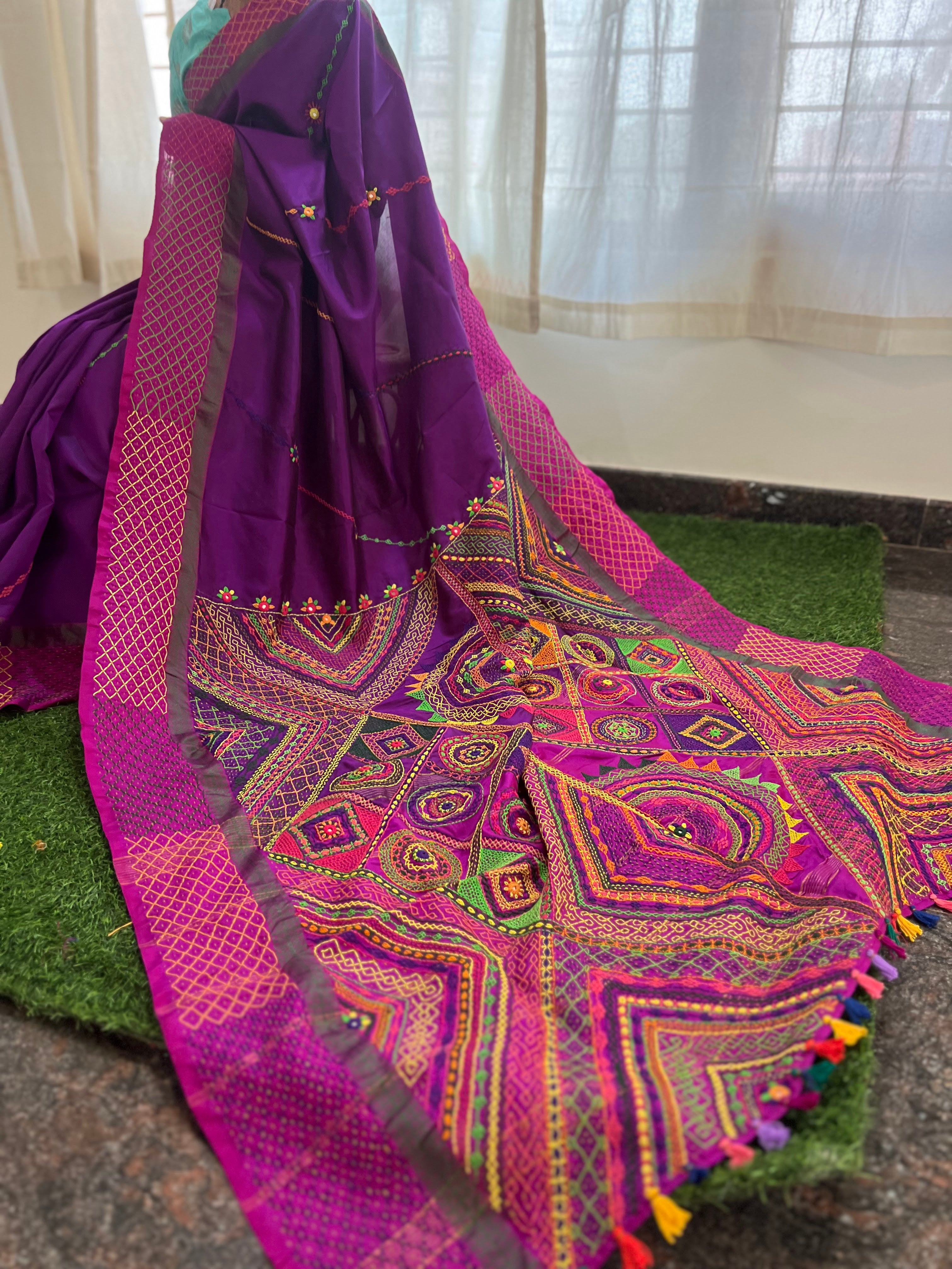 Molkalmuru silk lambani saree