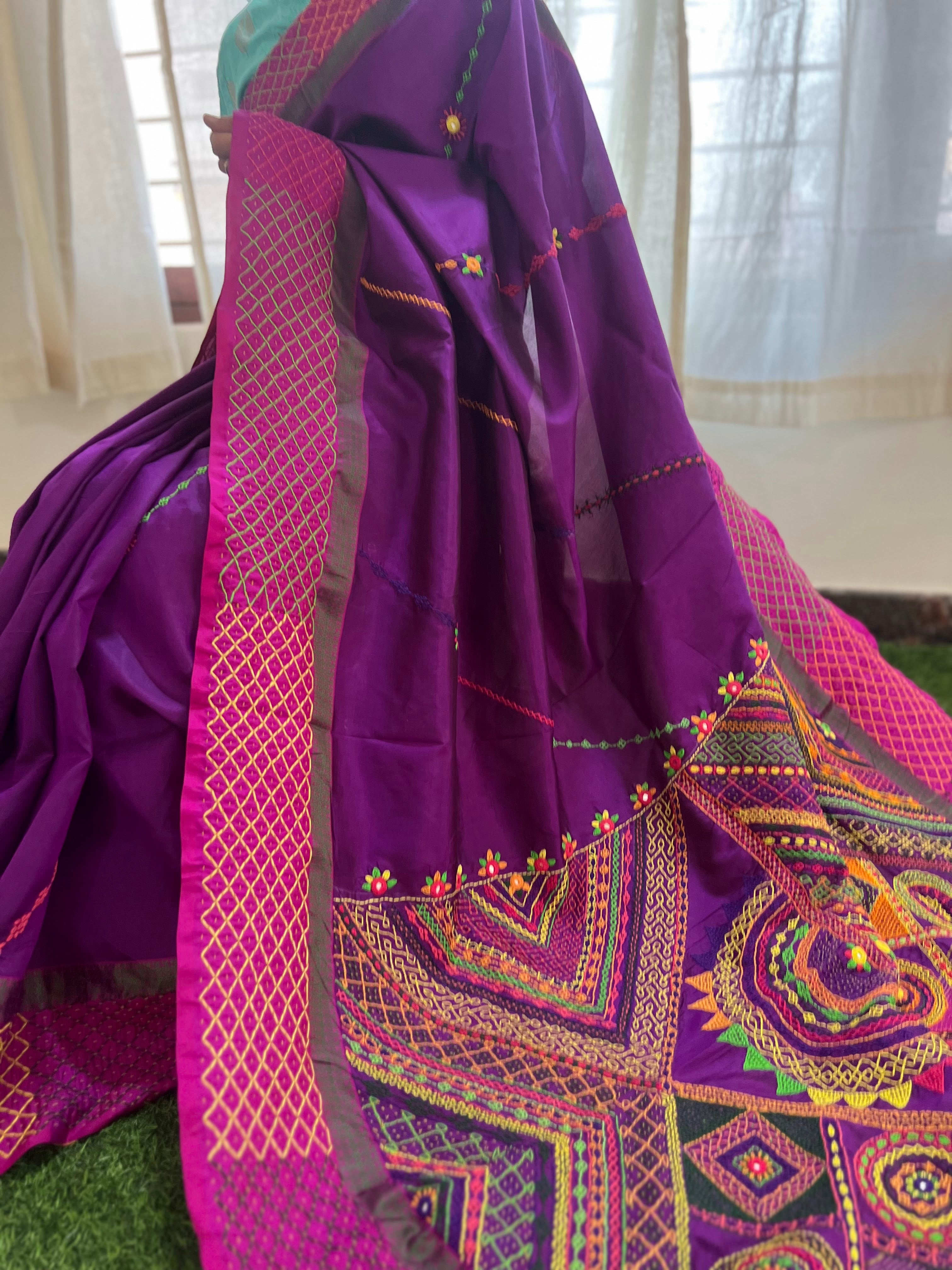 Molkalmuru silk lambani saree