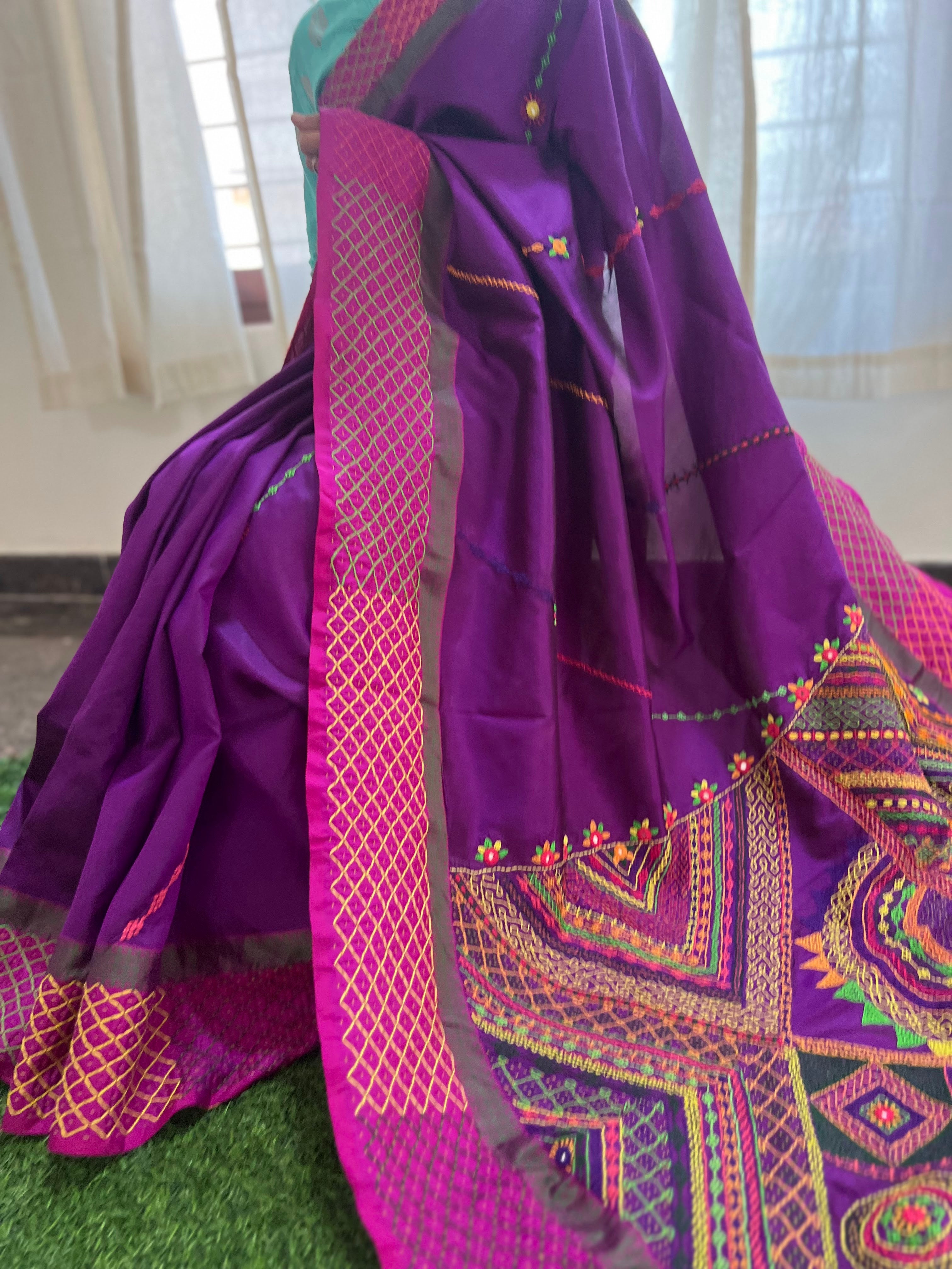 Molkalmuru silk lambani saree