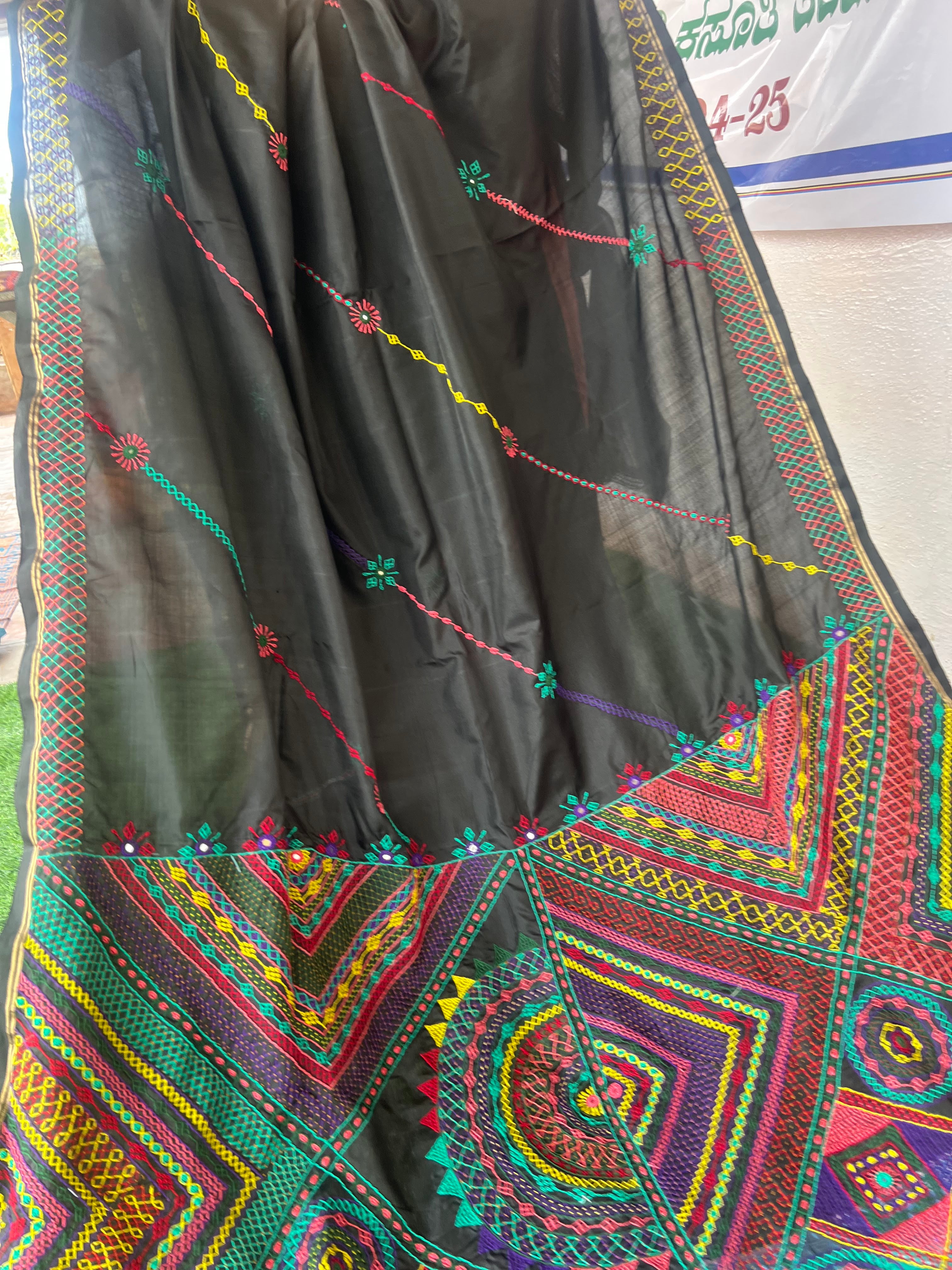 Molkalmuru silk lambani saree