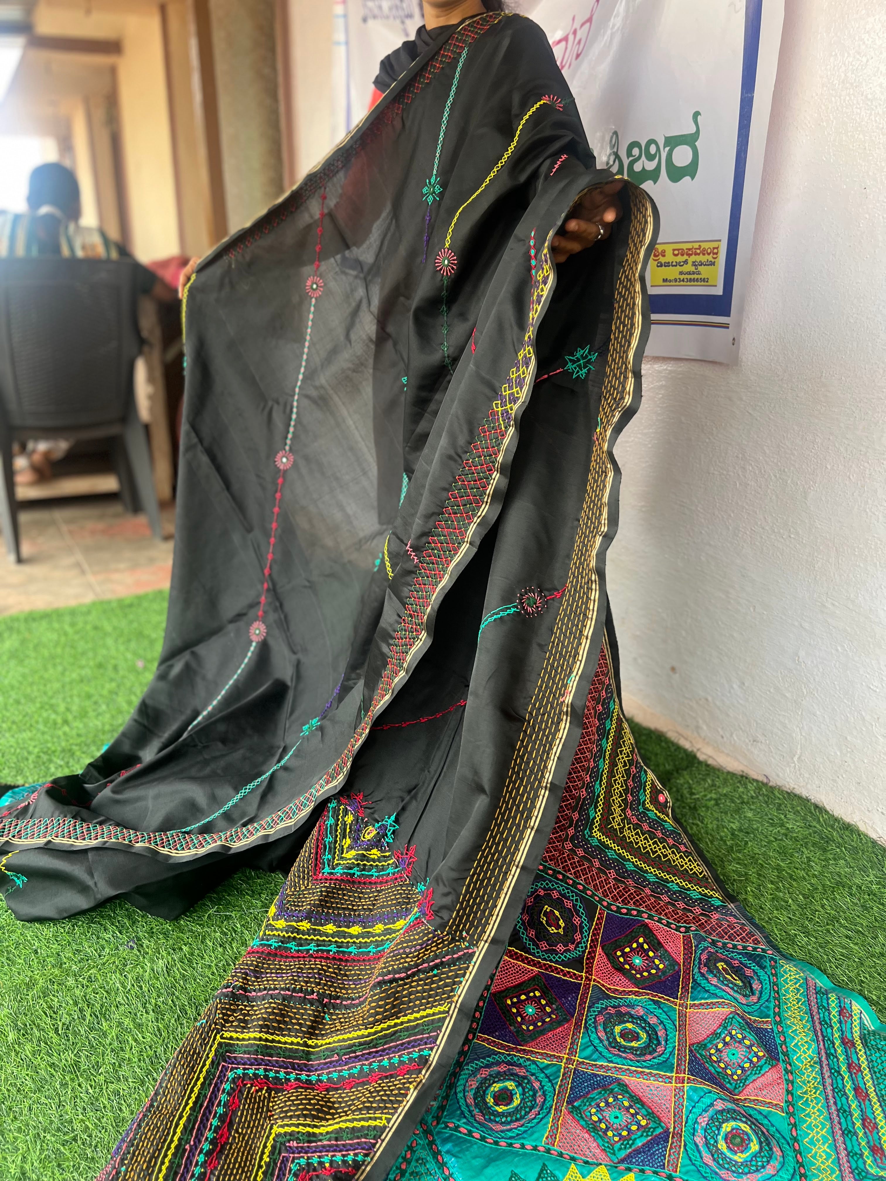 Molkalmuru silk lambani saree