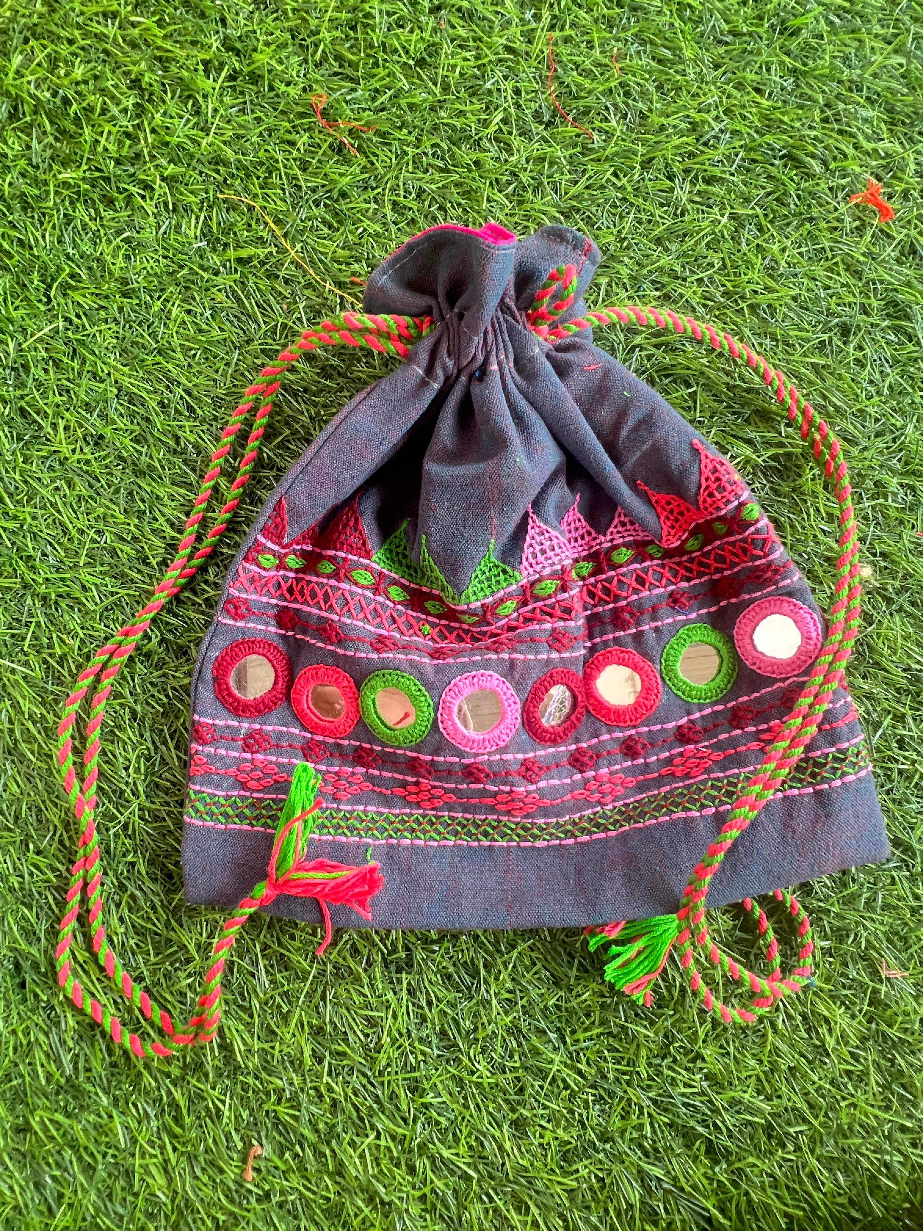 Cotton lambani potli bag