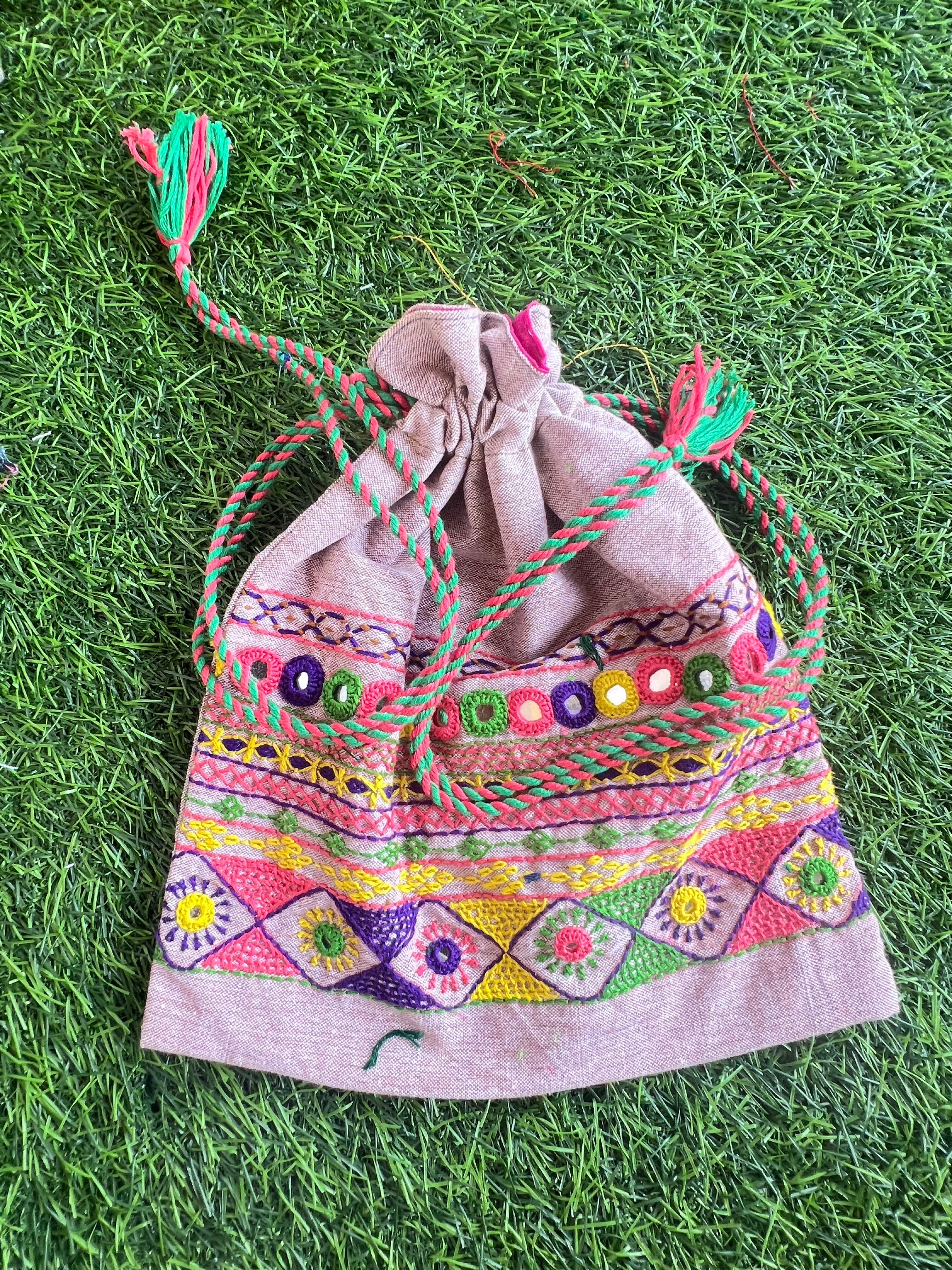 Cotton lambani potli bag