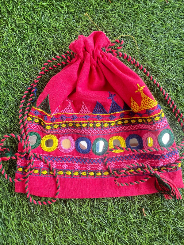 Cotton lambani potli bag