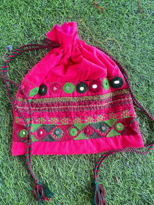 Cotton lambani potli bag