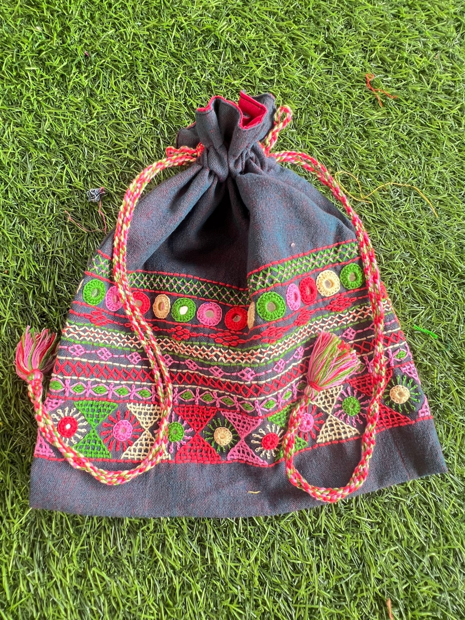 Cotton lambani potli bag