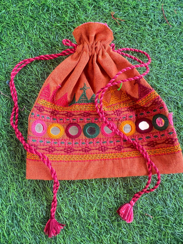 Cotton lambani potli bag