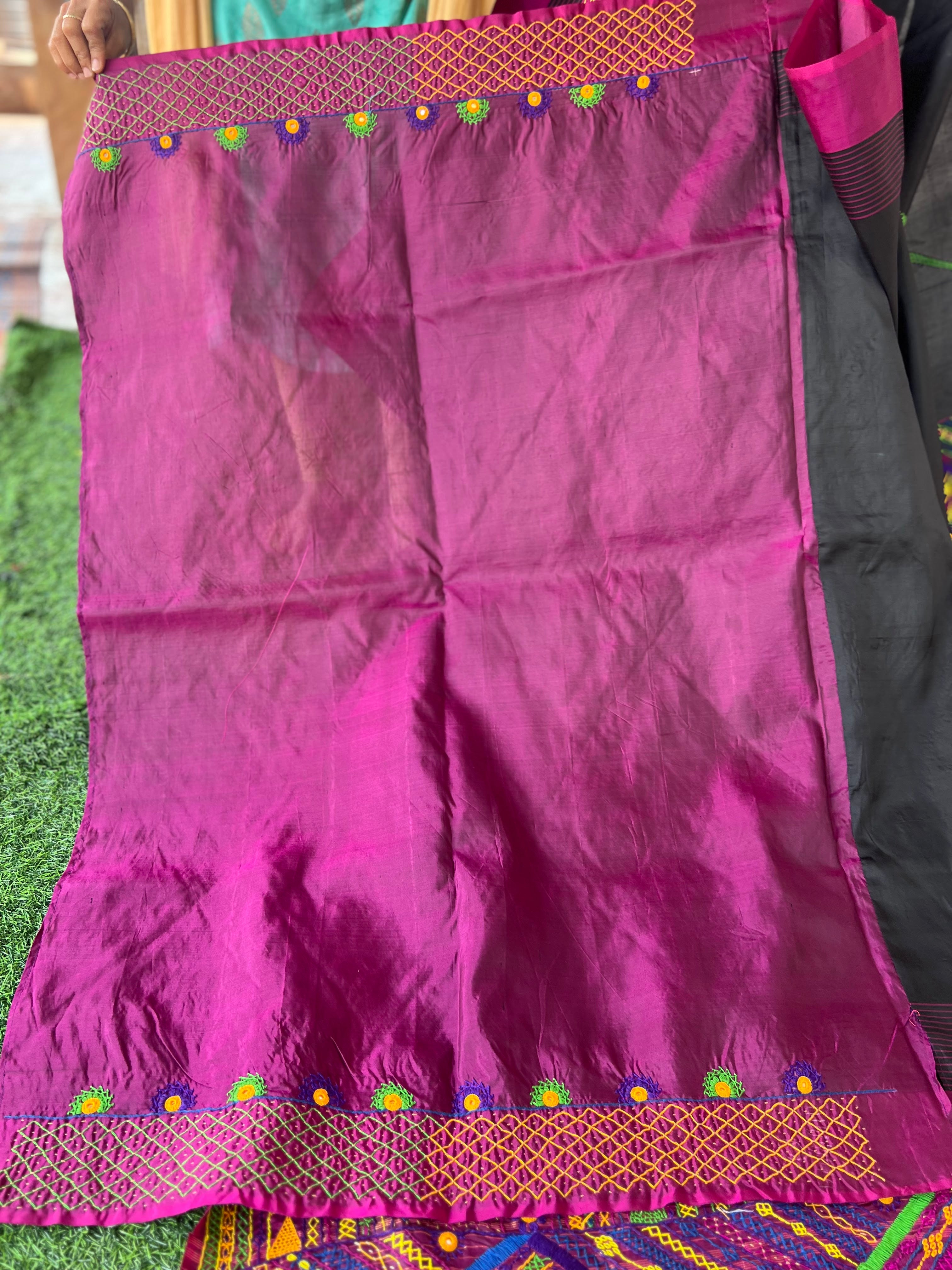 Molkalmuru silk lambani saree