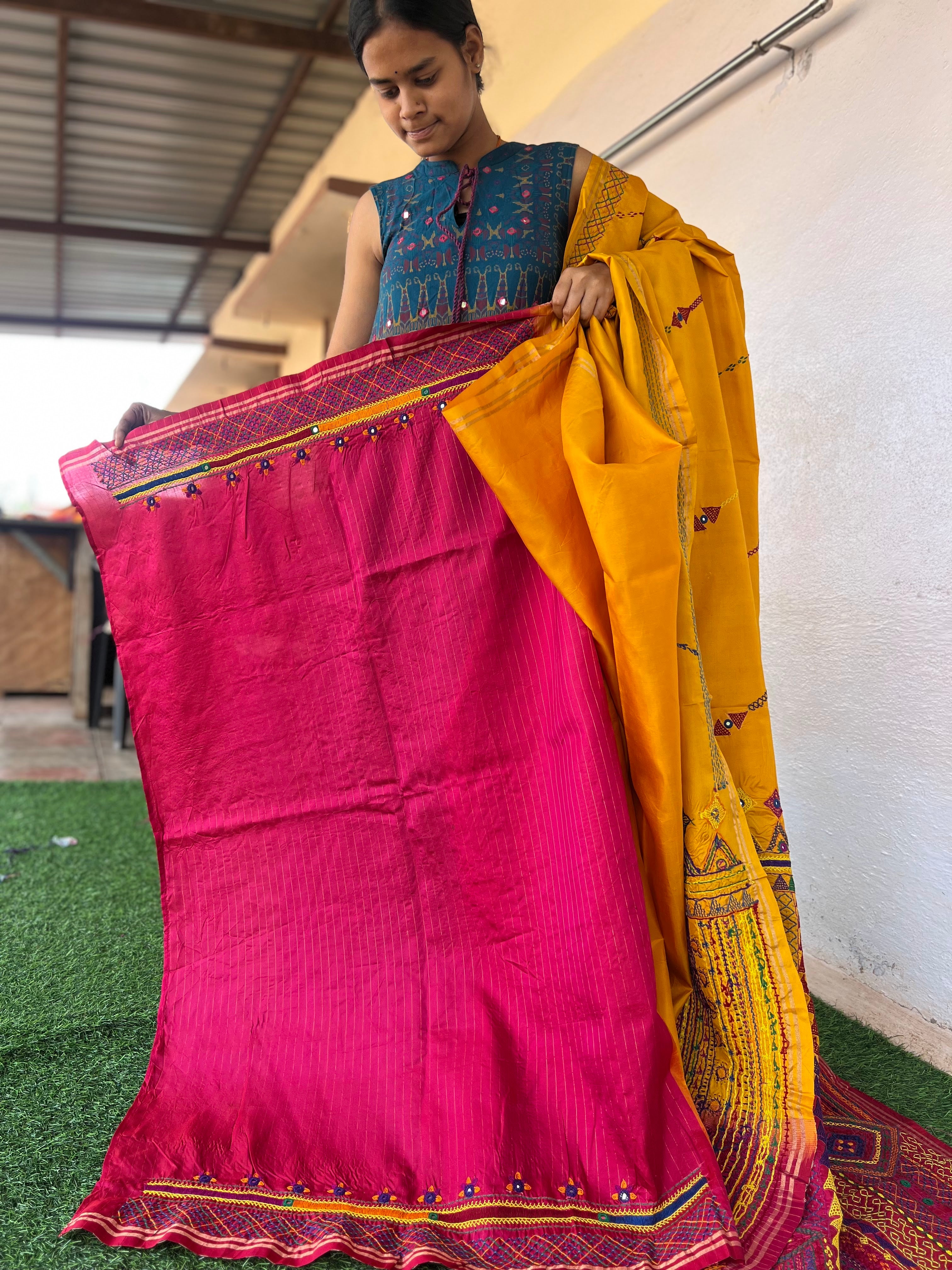 Molkalmuru silk lambani saree