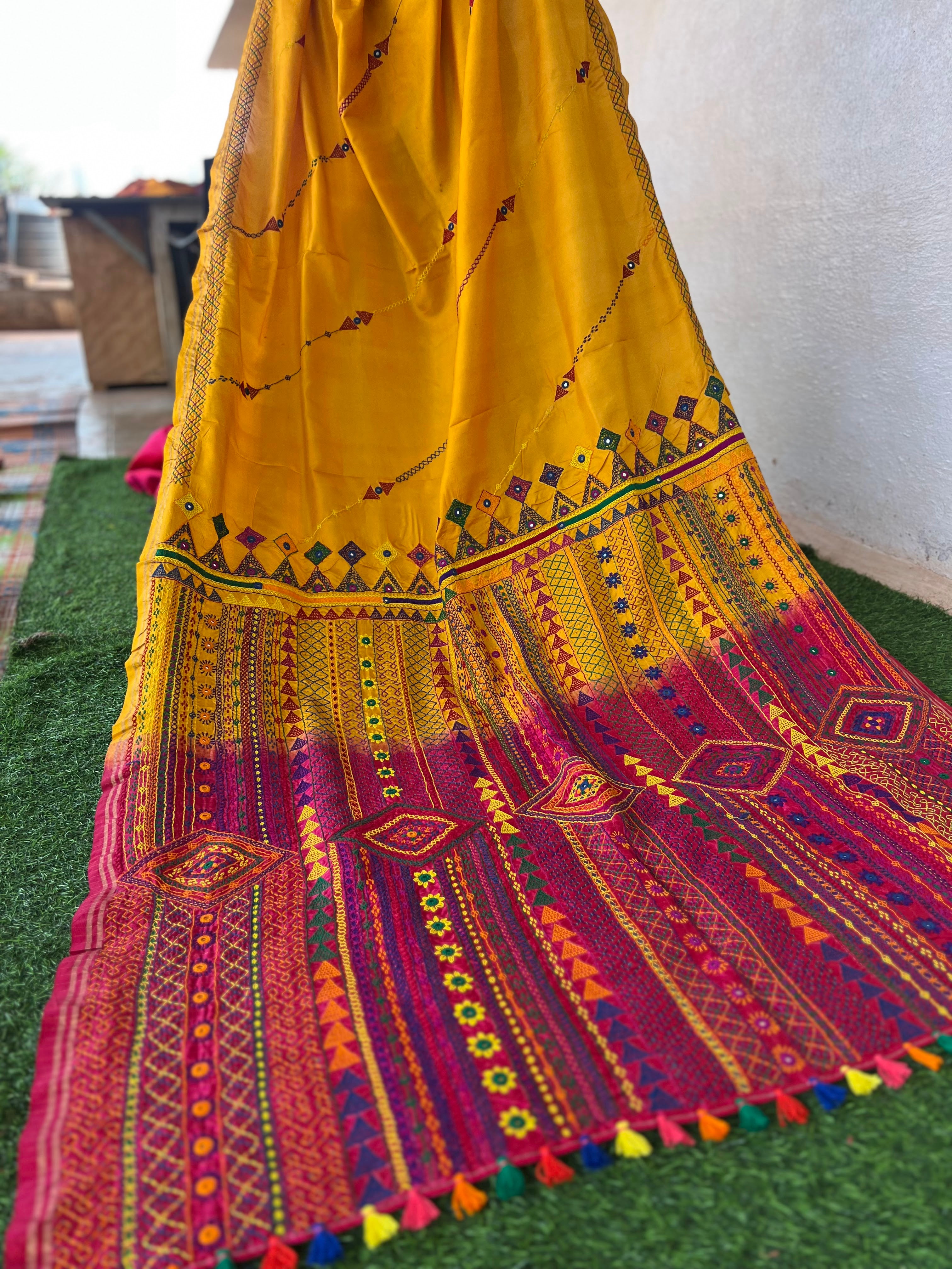 Molkalmuru silk lambani saree