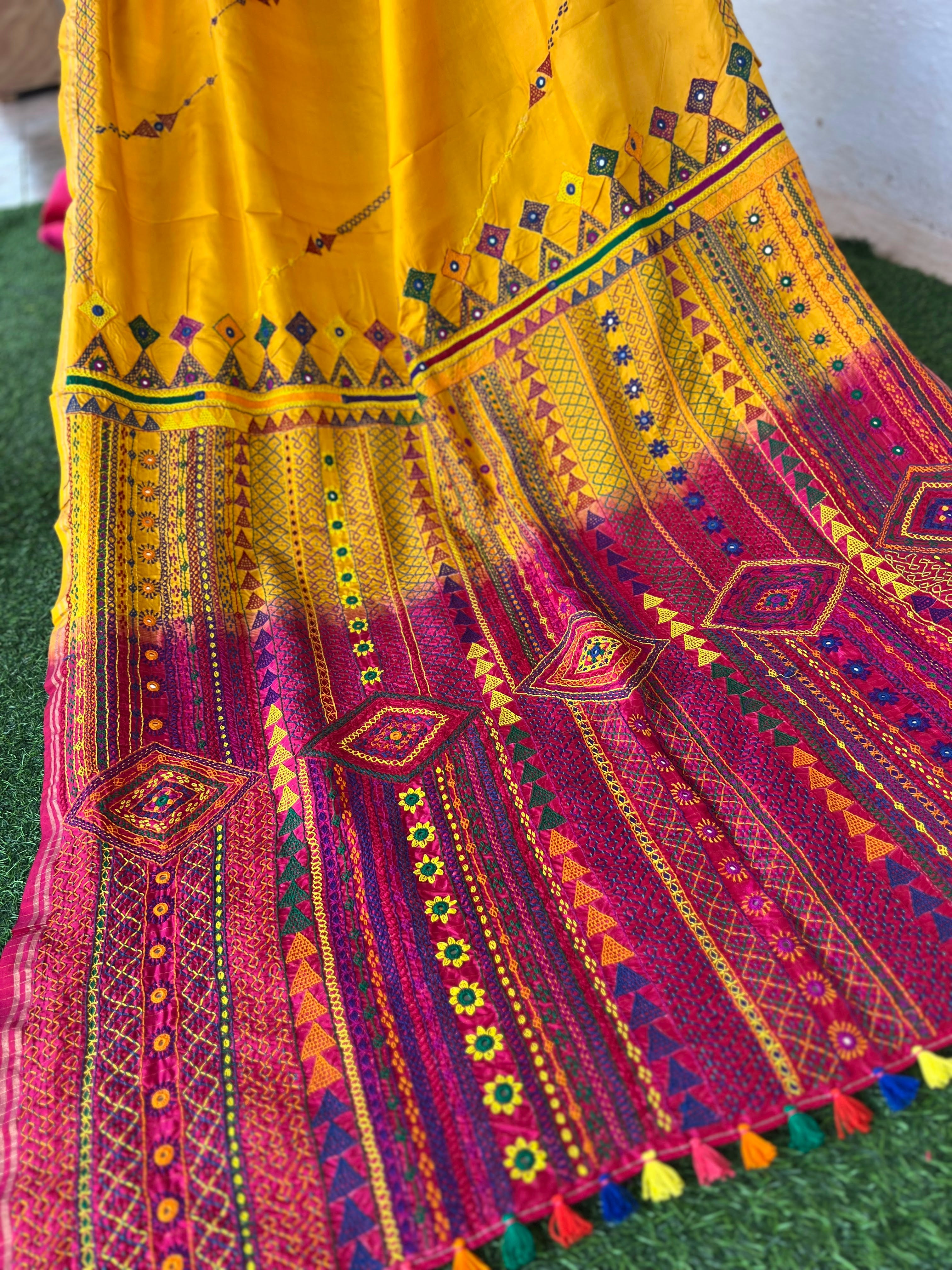 Molkalmuru silk lambani saree