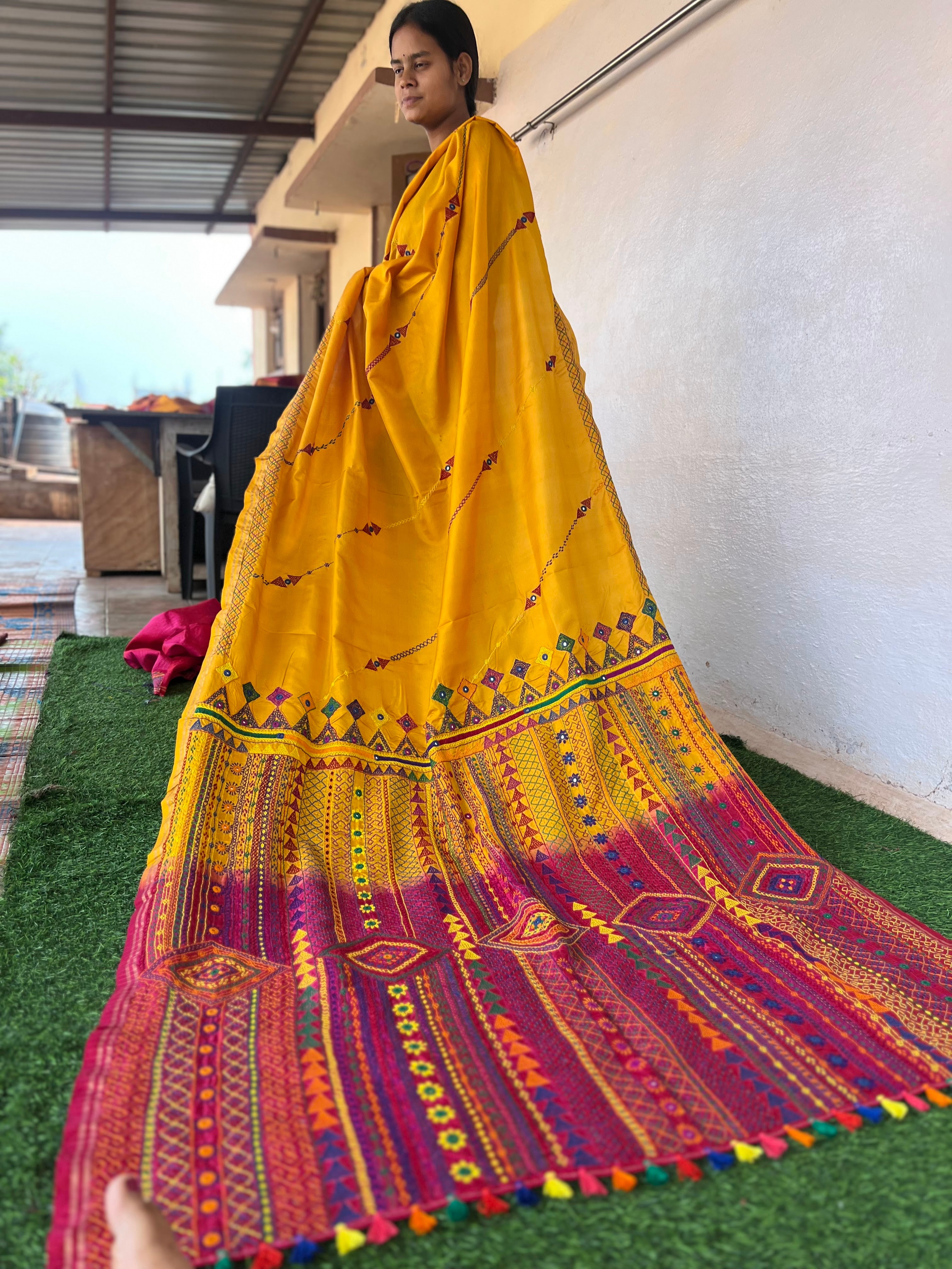 Molkalmuru silk lambani saree