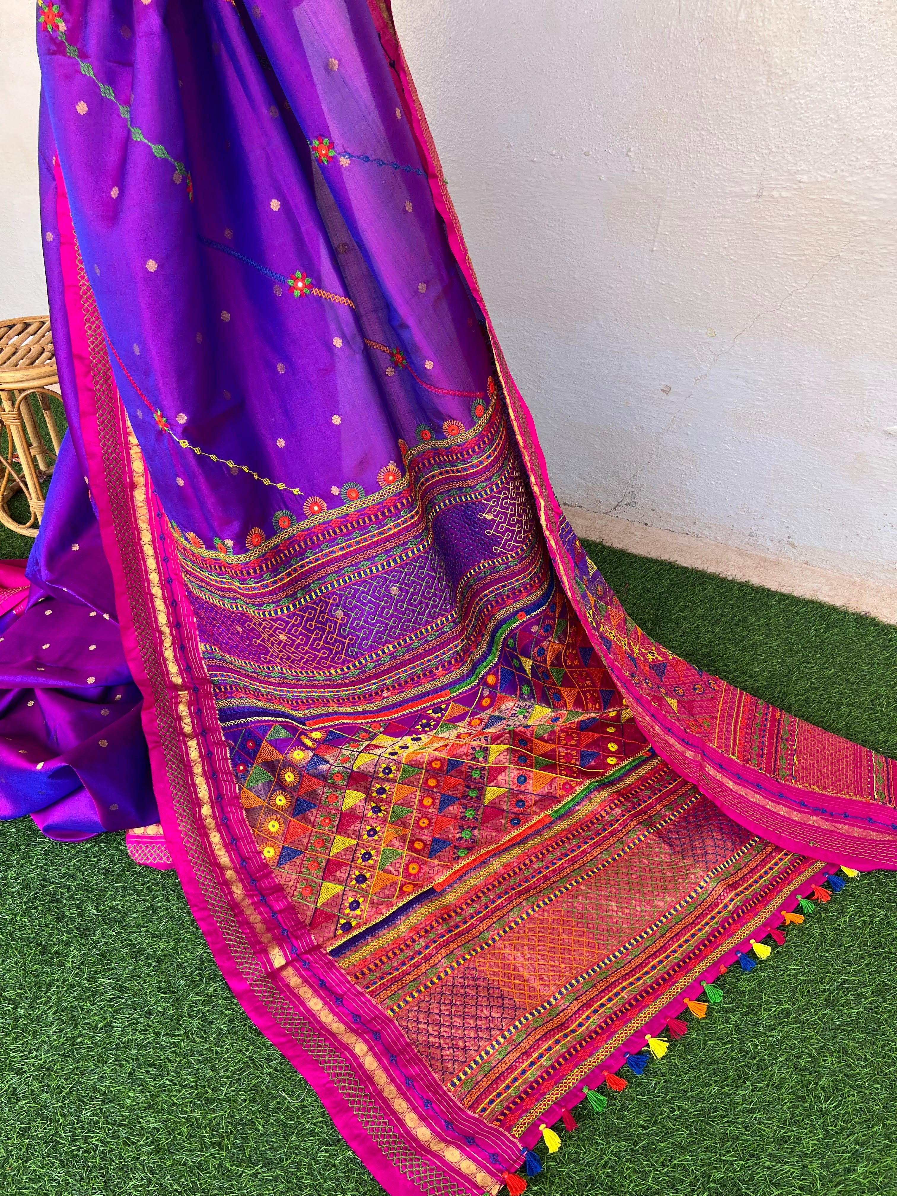 Molkalmuru silk lambani saree