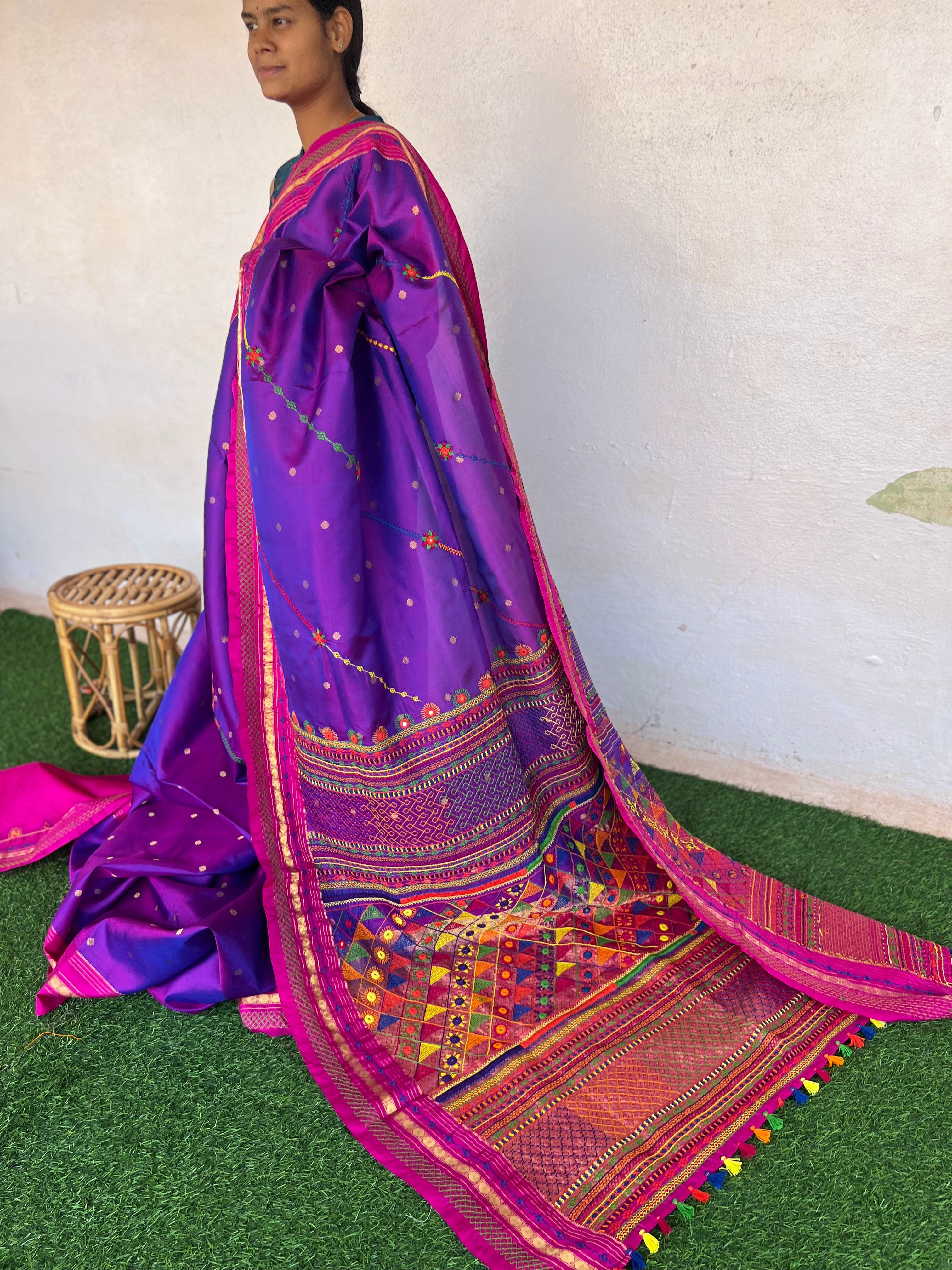 Molkalmuru silk lambani saree