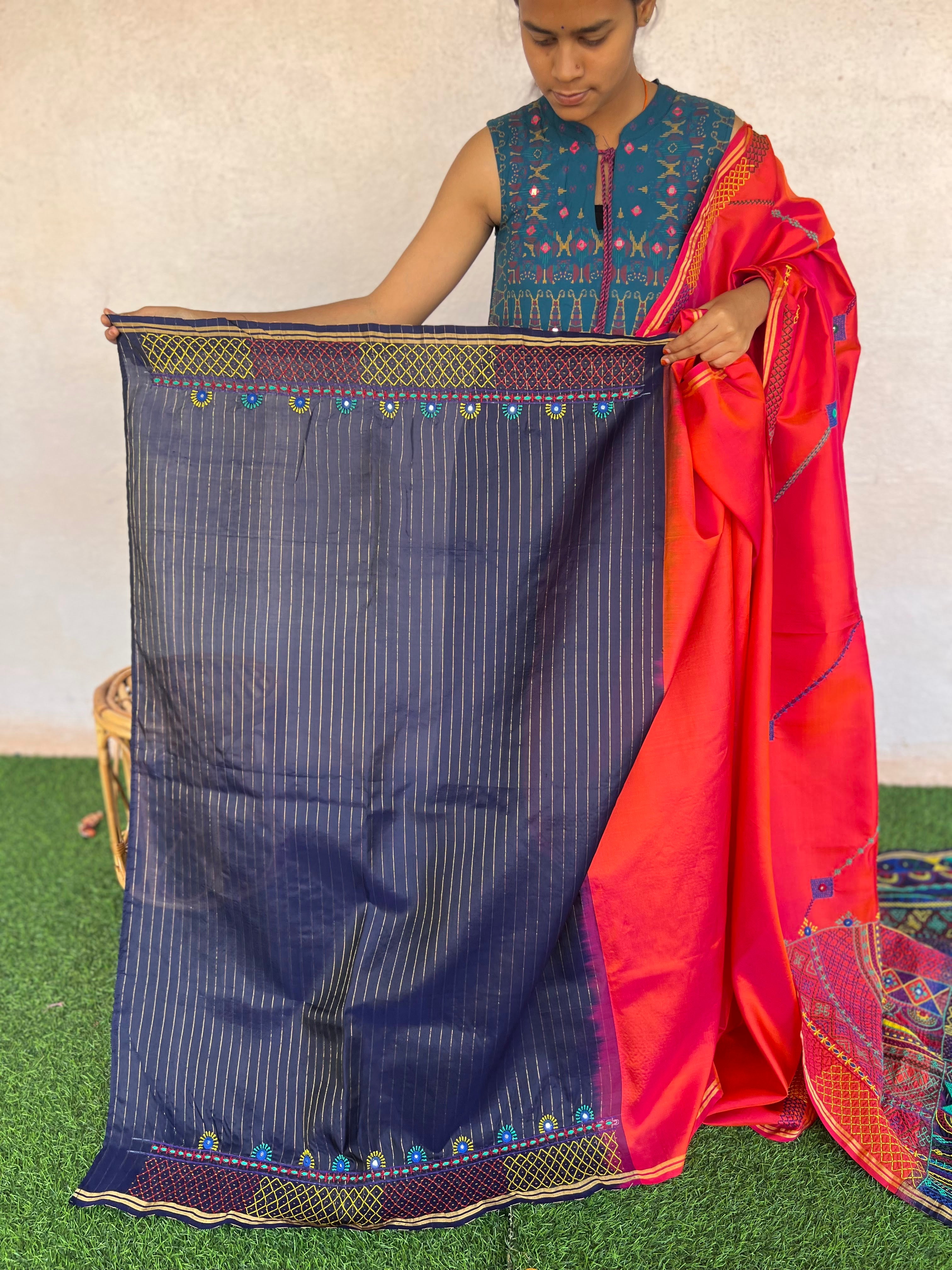 Molkalmuru silk lambani saree