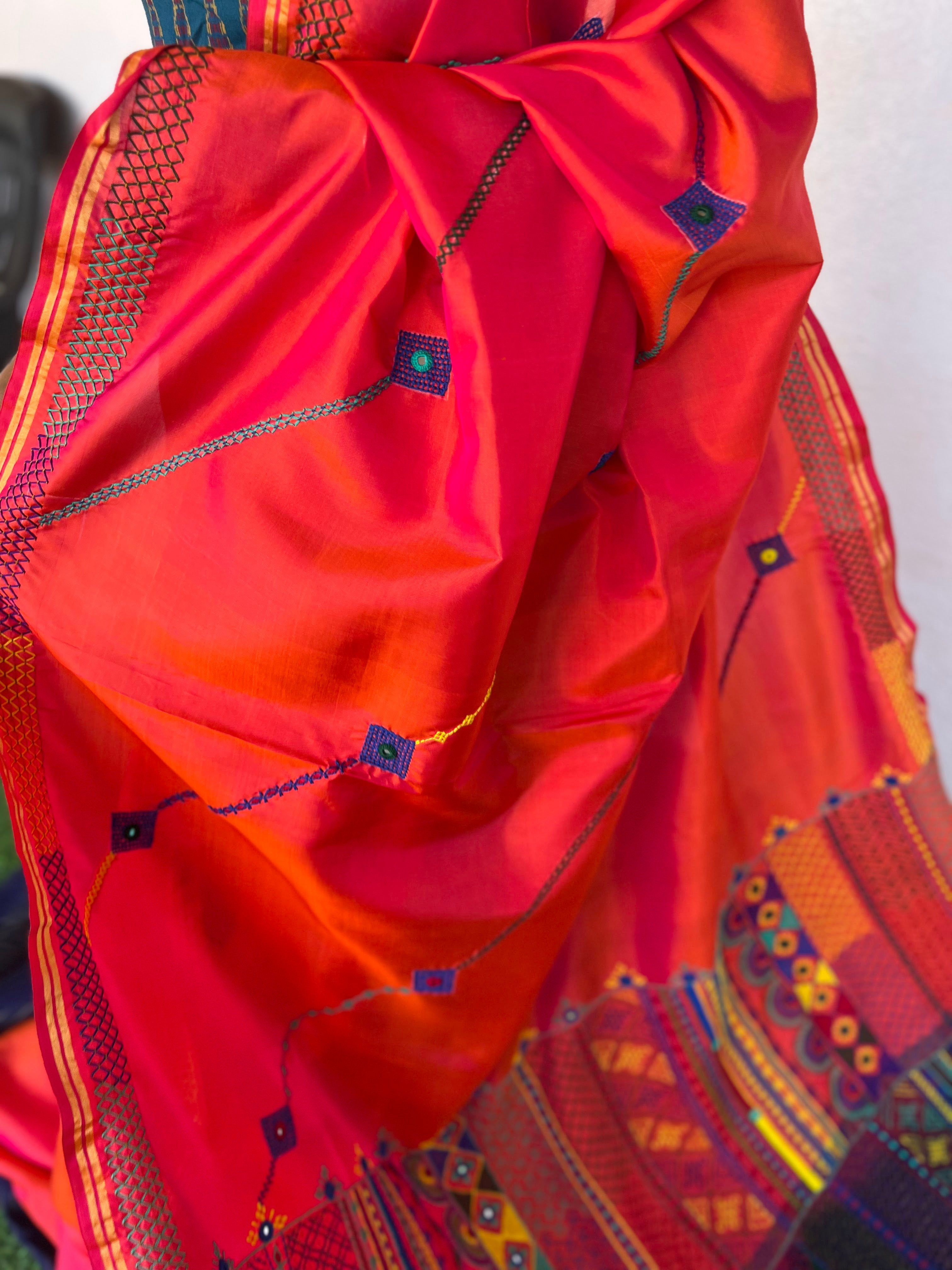 Molkalmuru silk lambani saree