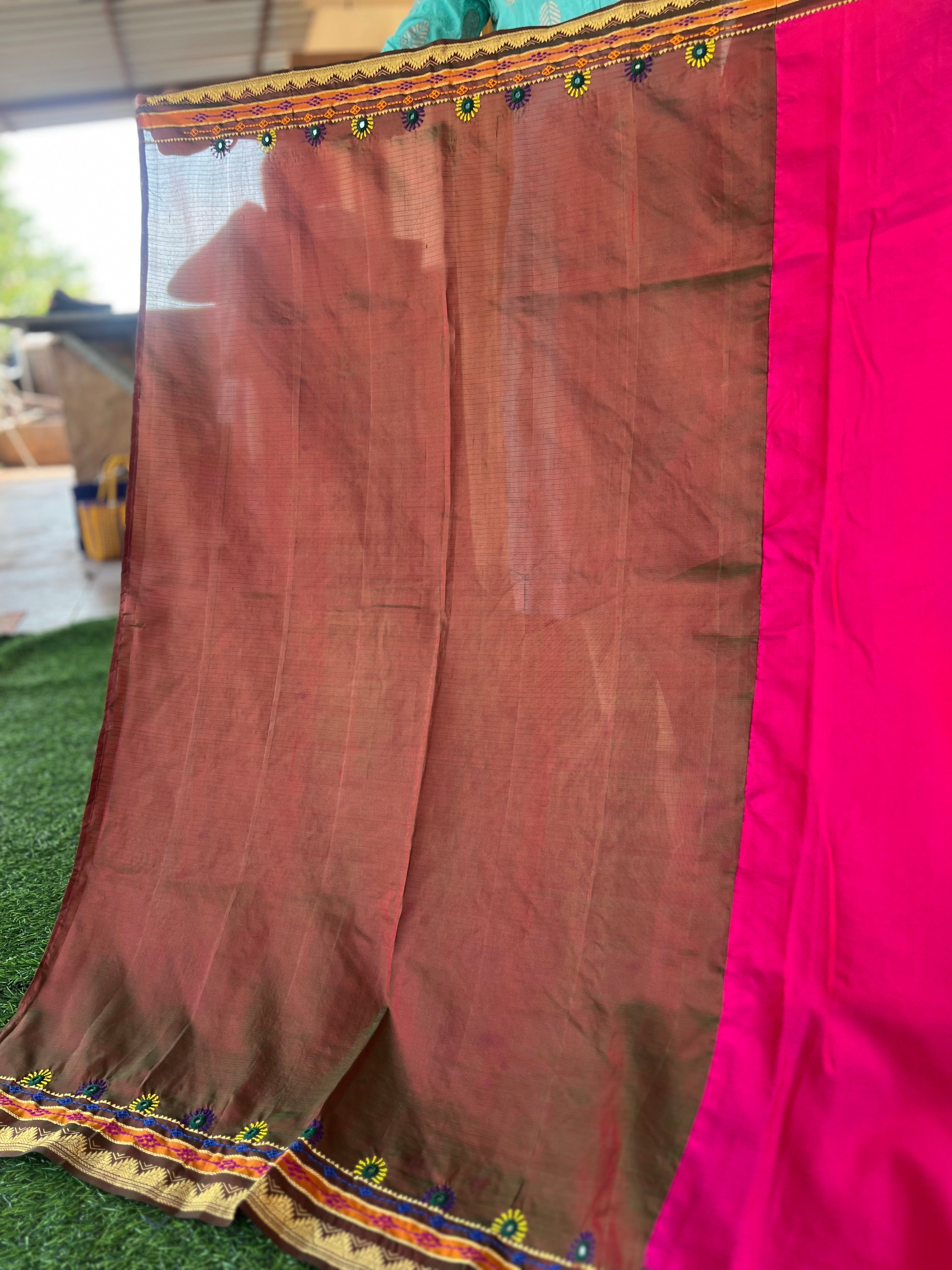 Molkalmuru silk lambani saree