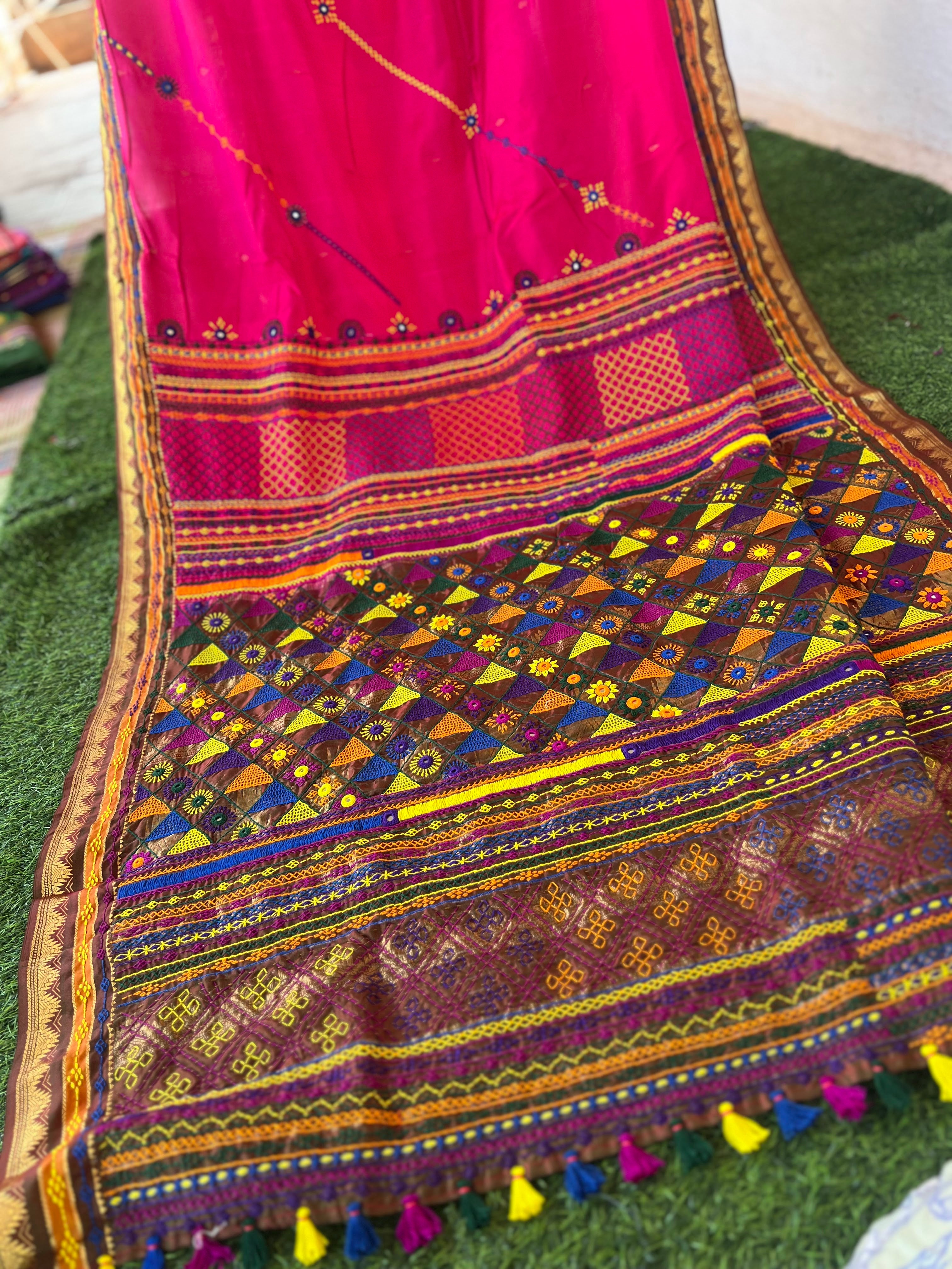 Molkalmuru silk lambani saree