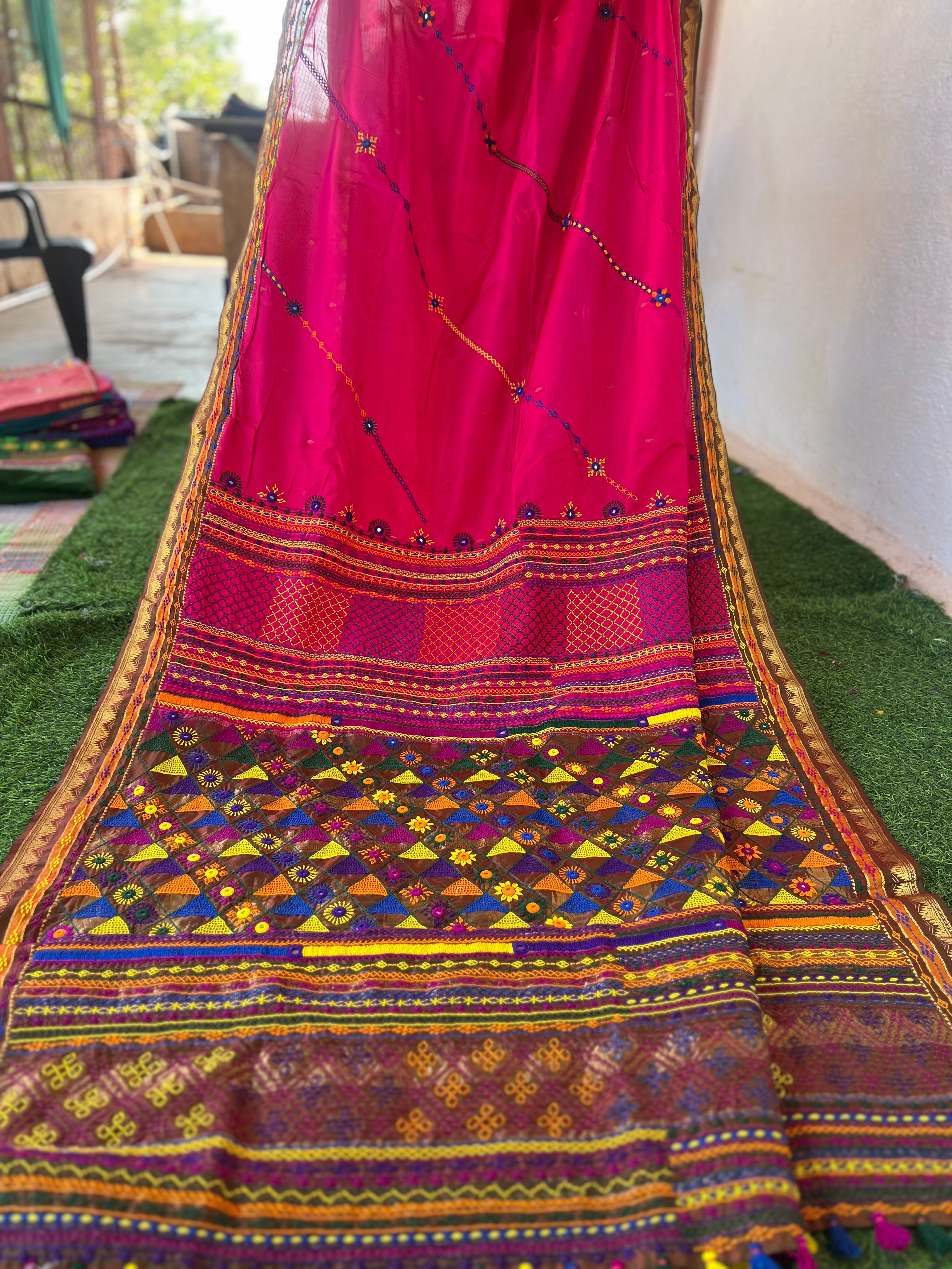 Molkalmuru silk lambani saree