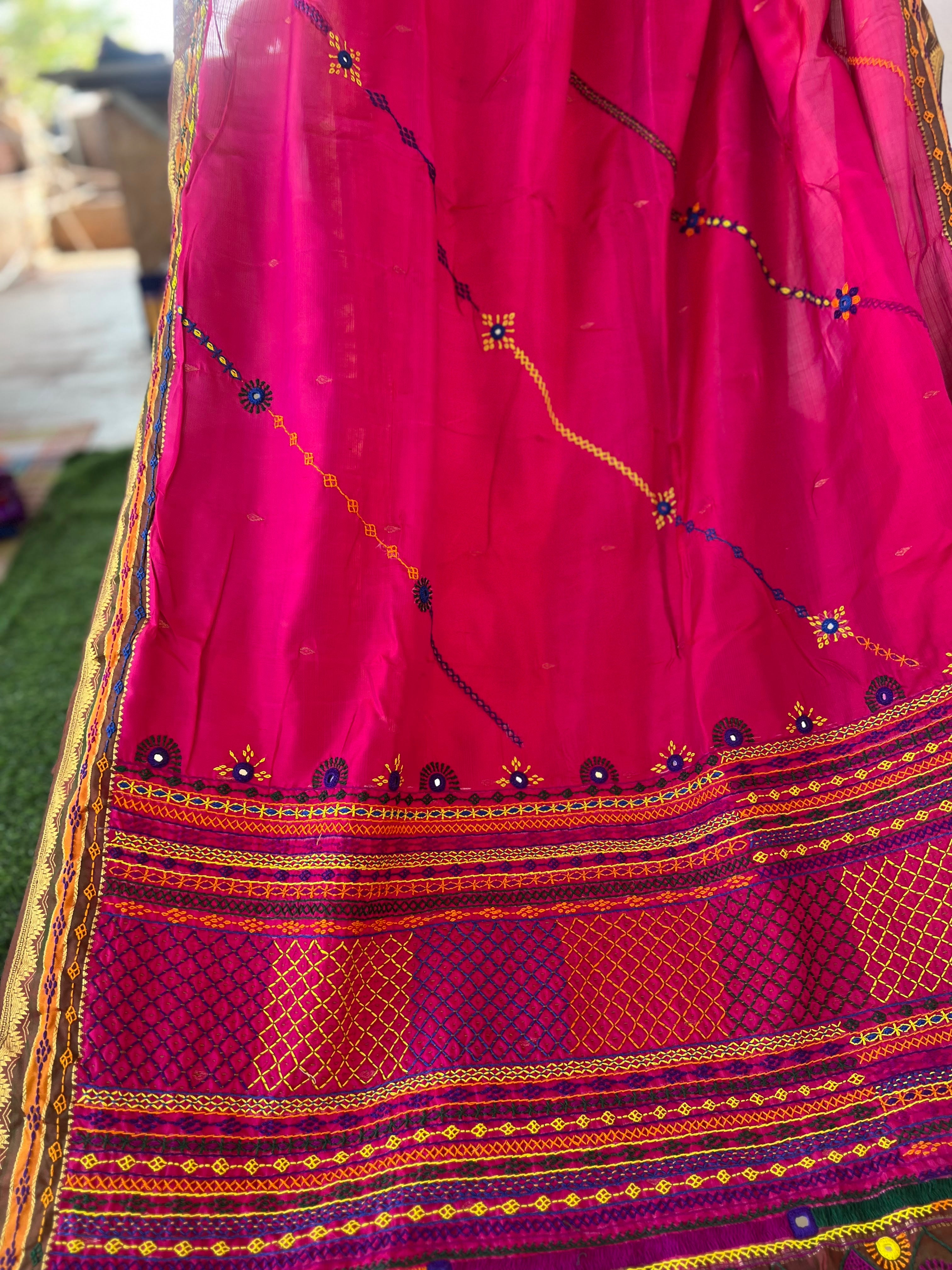 Molkalmuru silk lambani saree