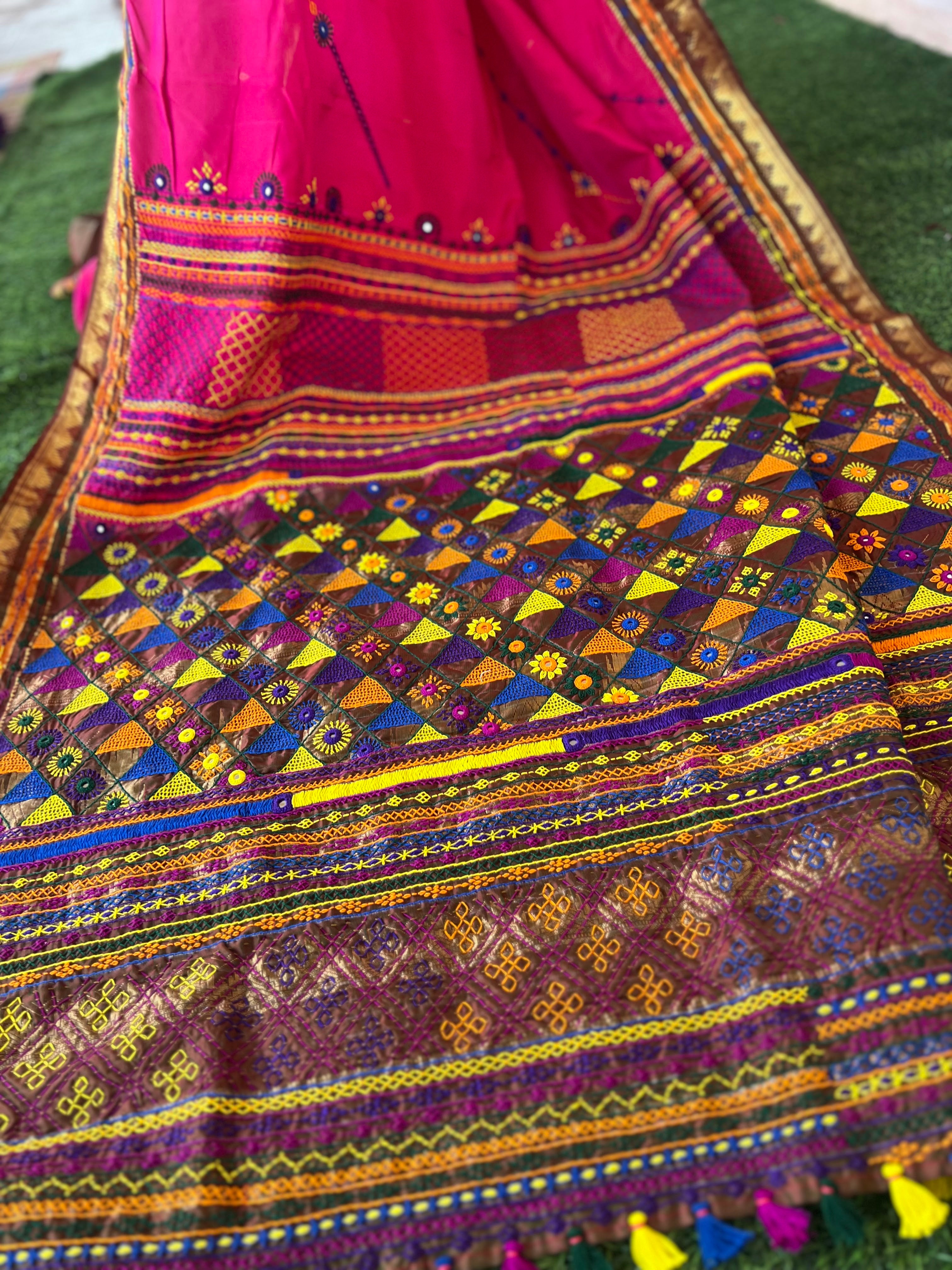 Molkalmuru silk lambani saree