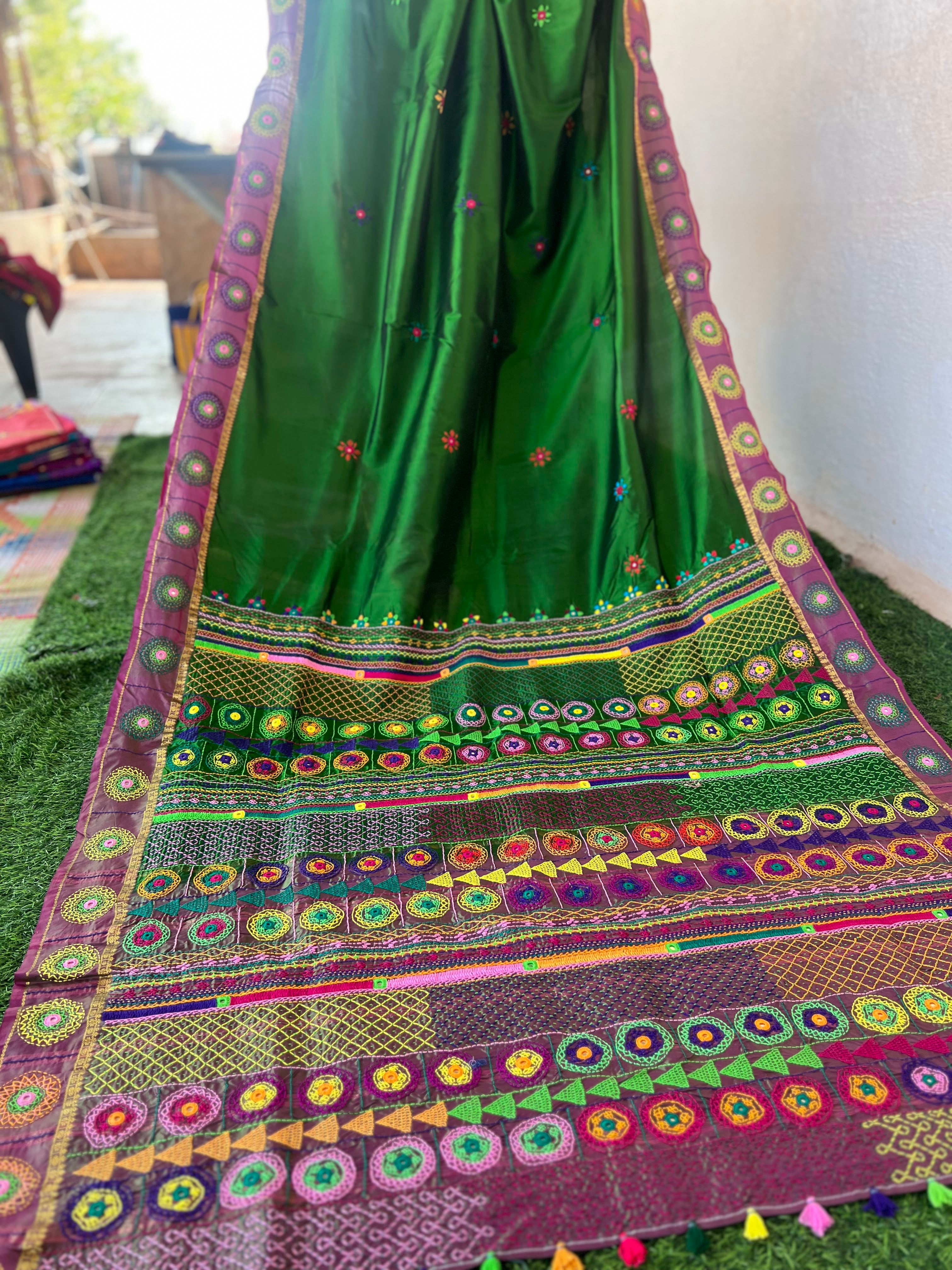 Molkalmuru silk lambani saree