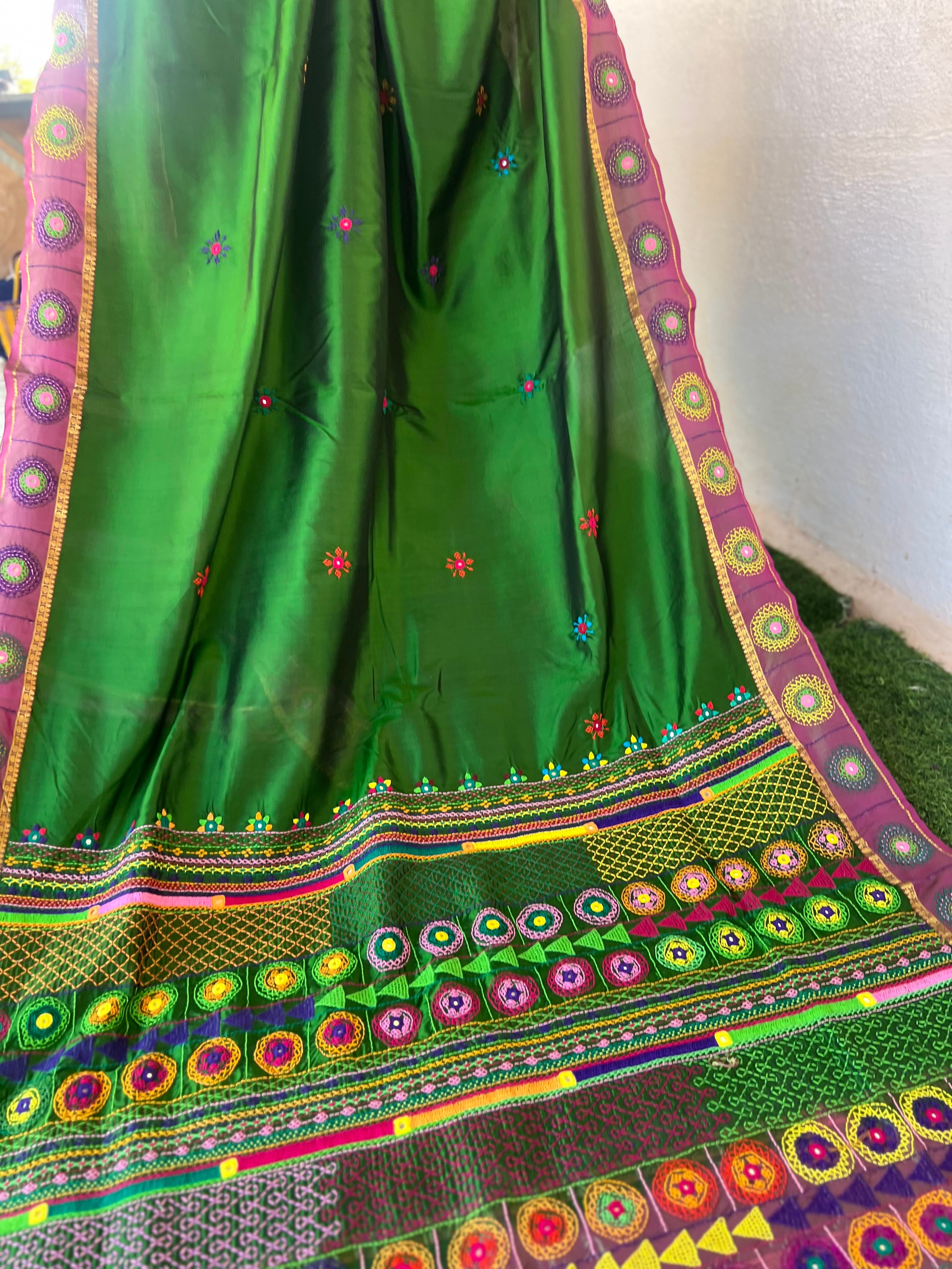 Molkalmuru silk lambani saree