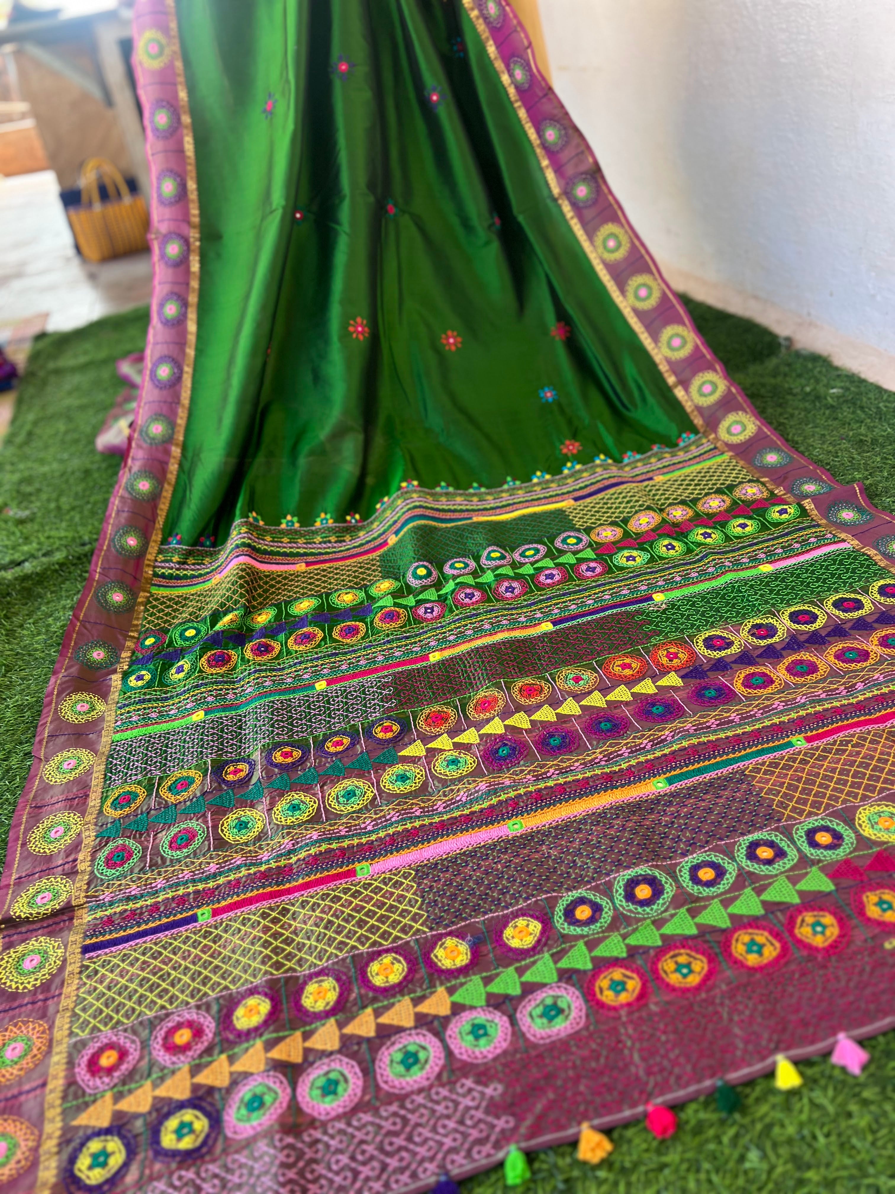 Molkalmuru silk lambani saree