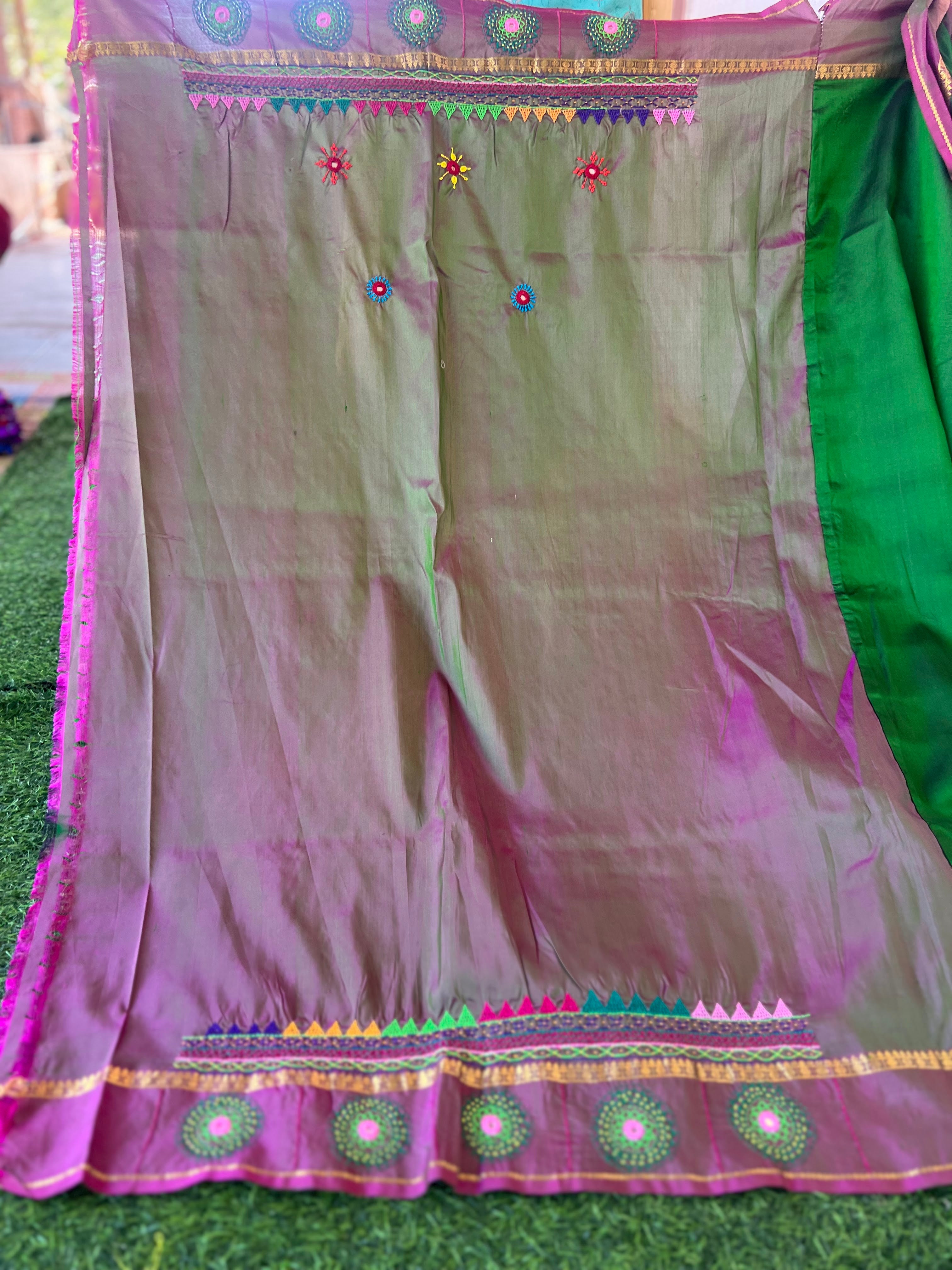 Molkalmuru silk lambani saree