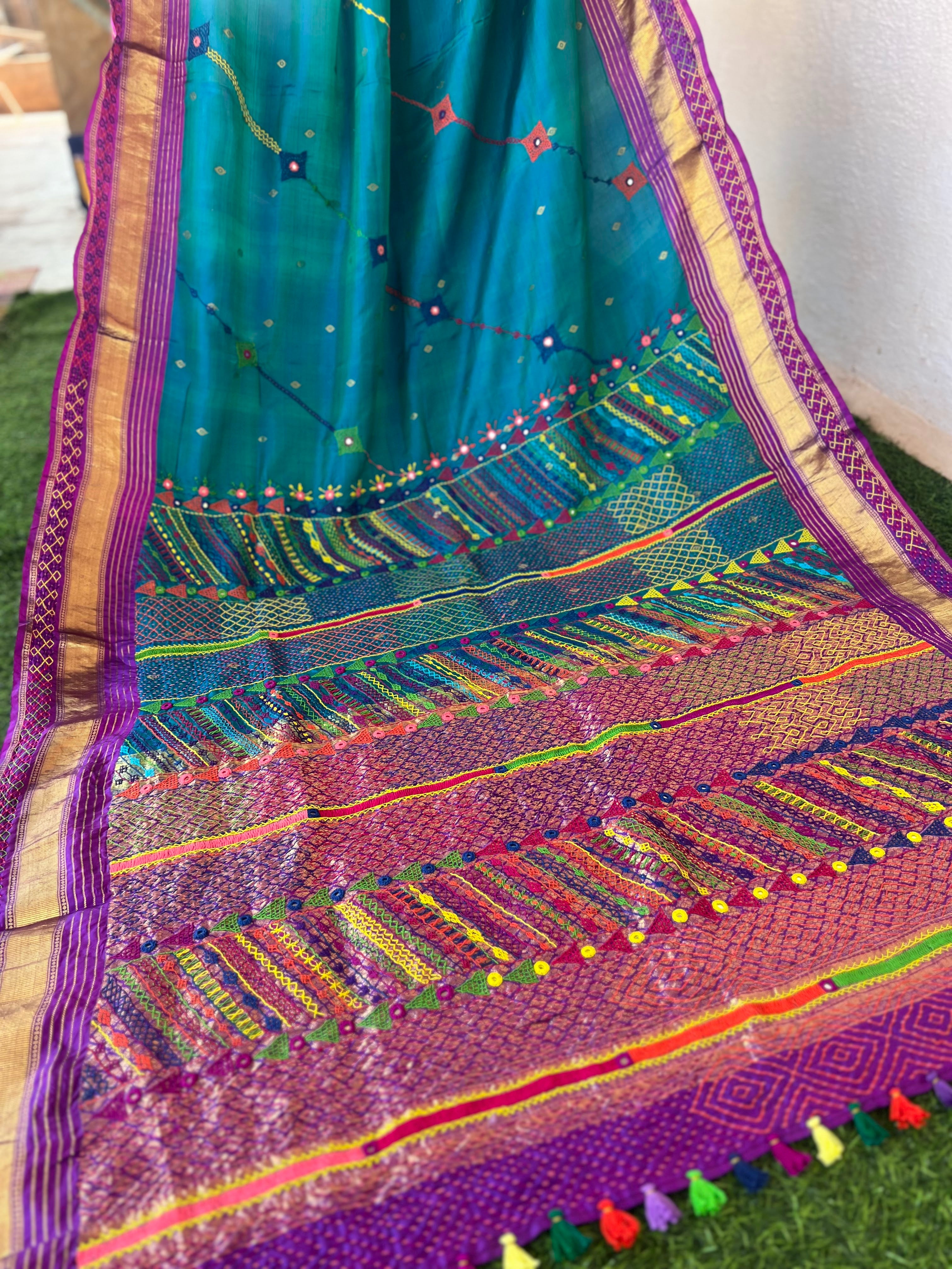 Molkalmuru silk lambani saree