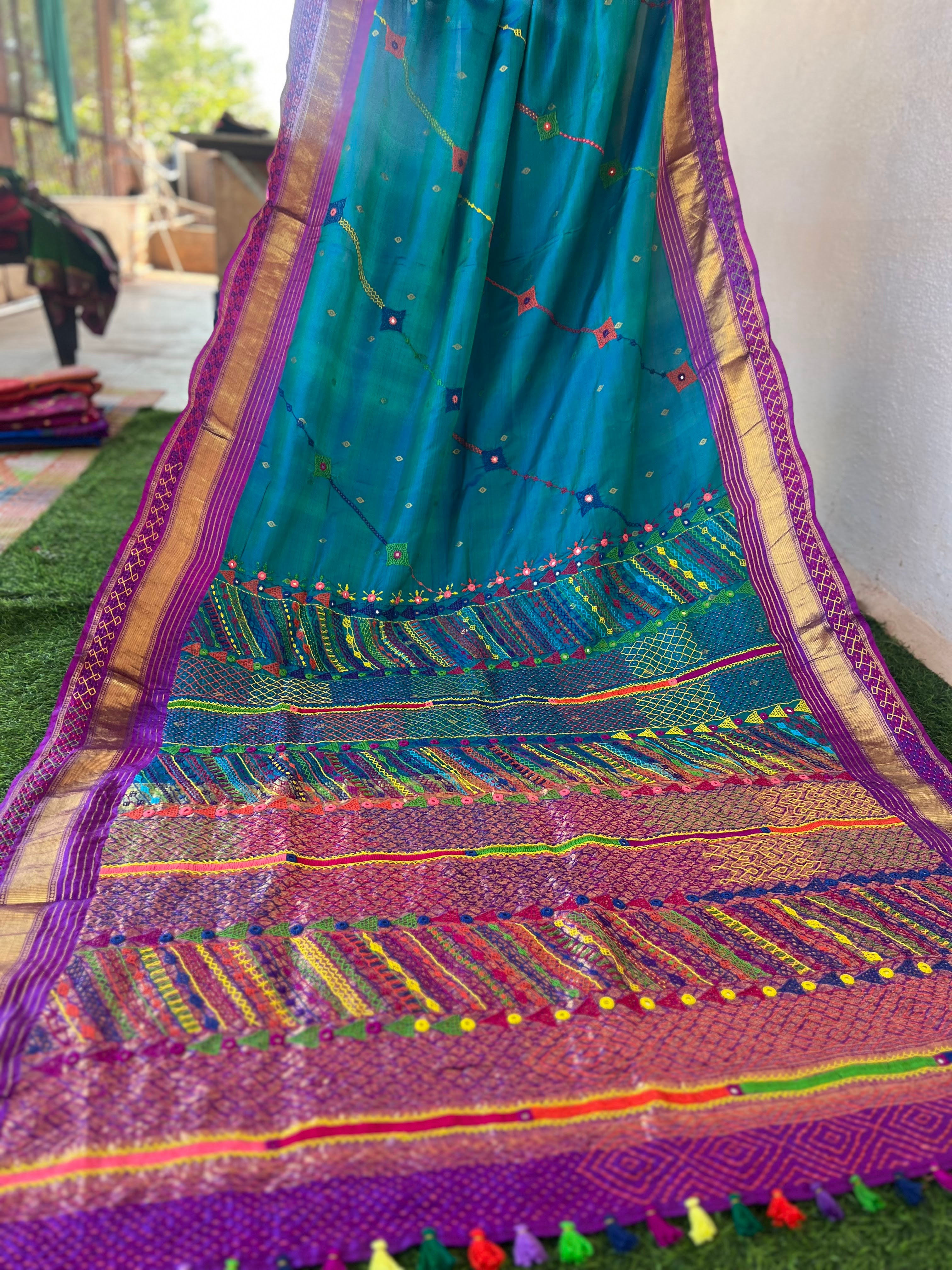 Molkalmuru silk lambani saree