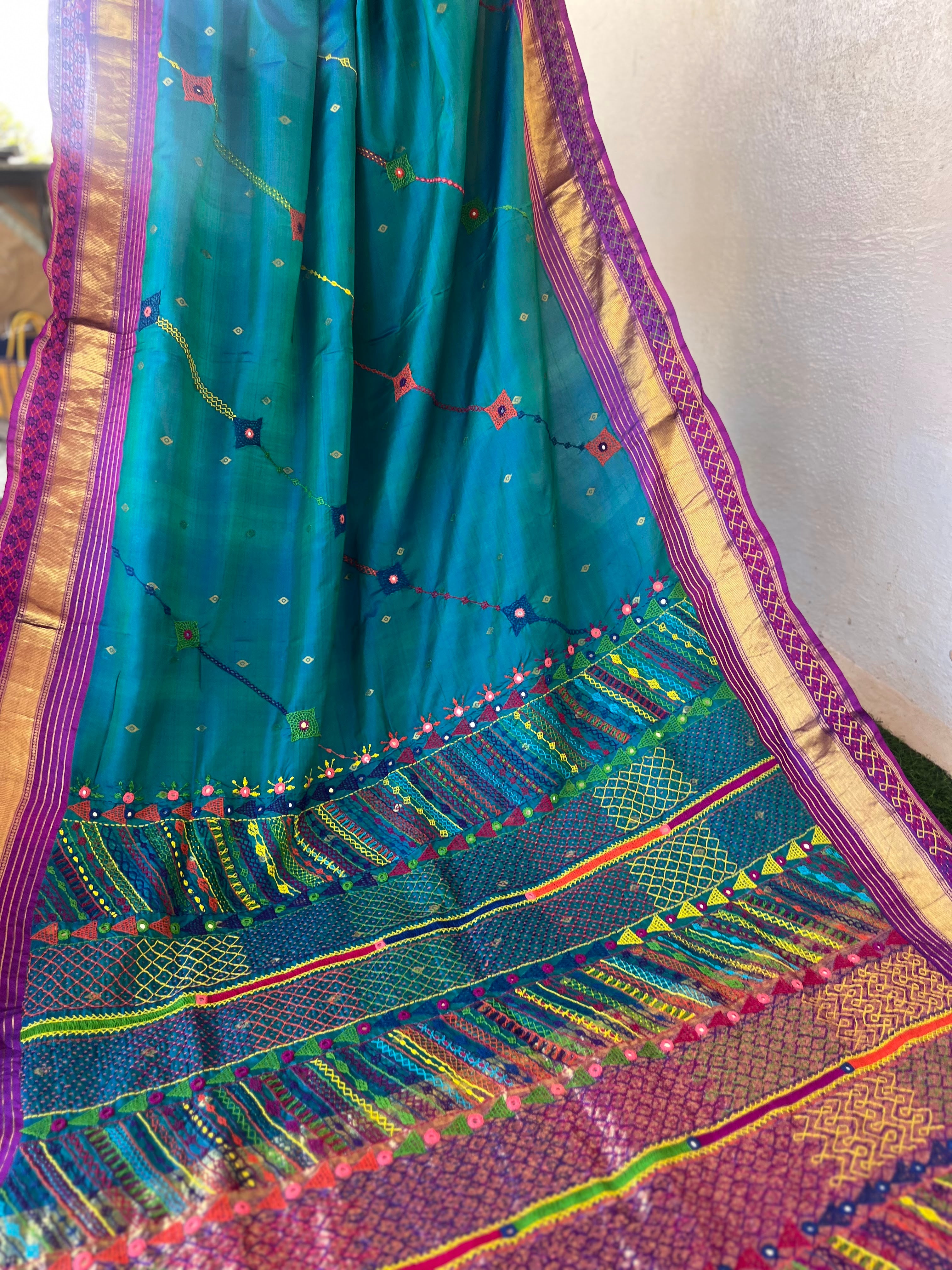 Molkalmuru silk lambani saree