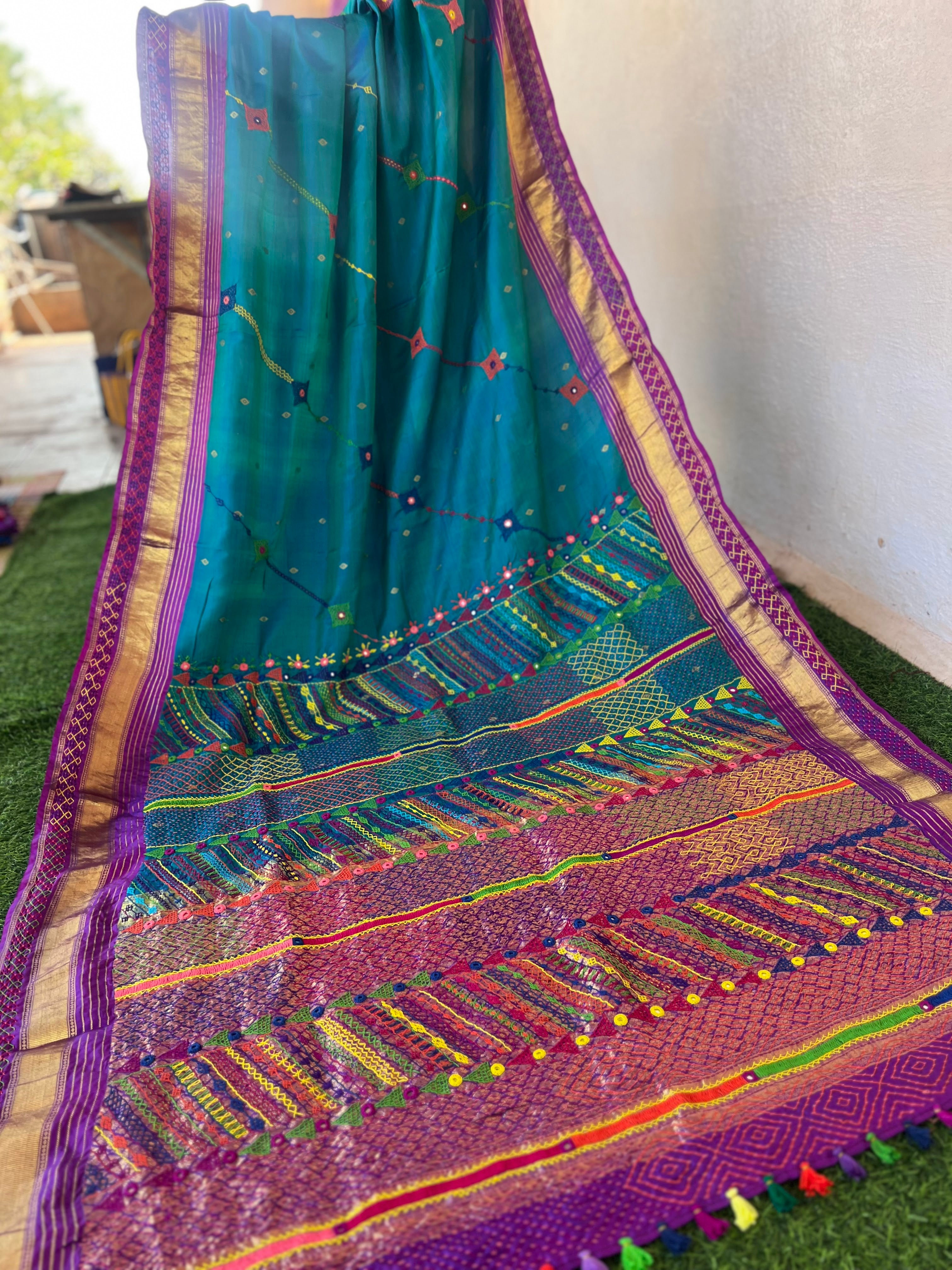 Molkalmuru silk lambani saree