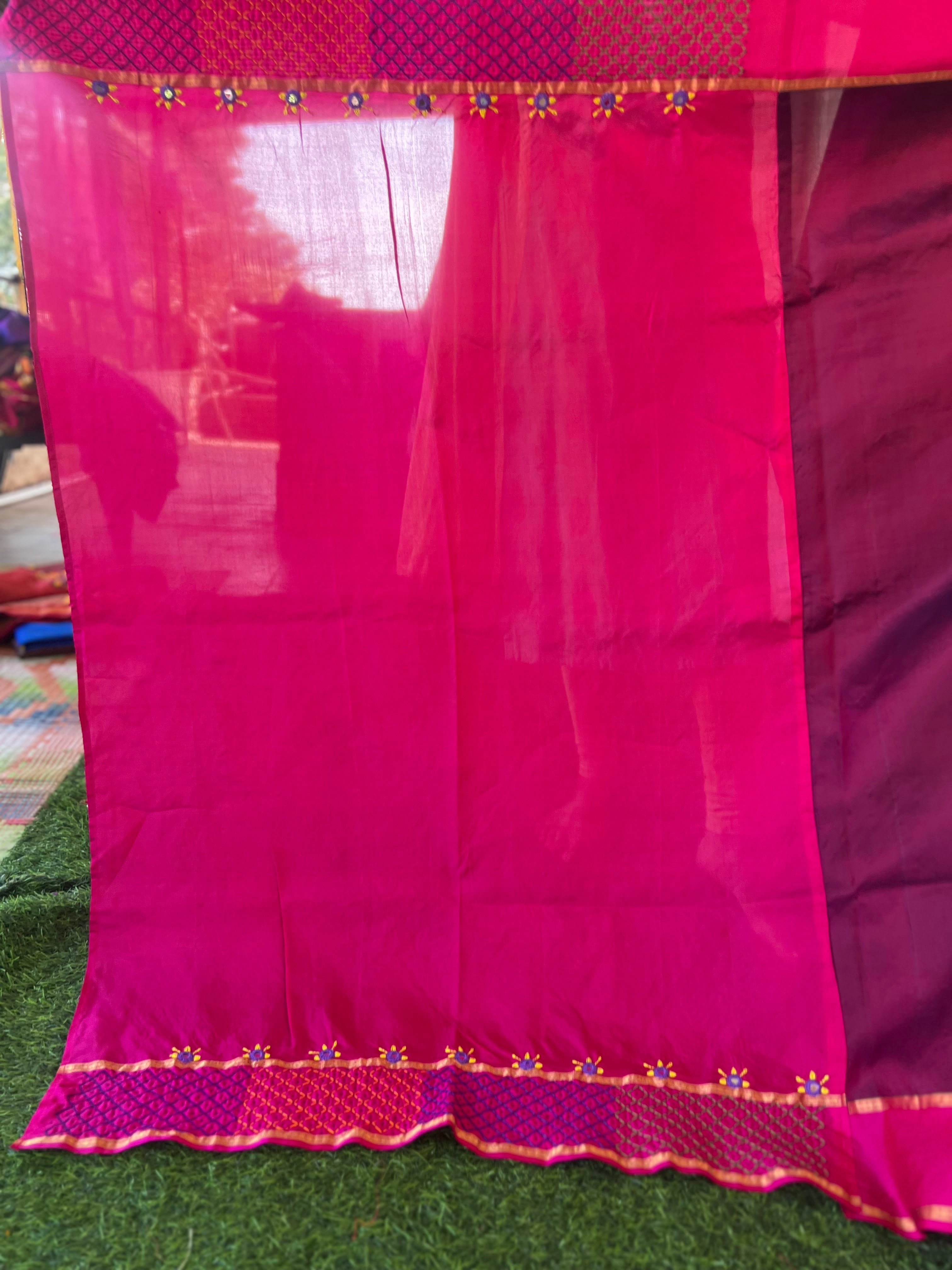 Molkalmuru silk lambani saree