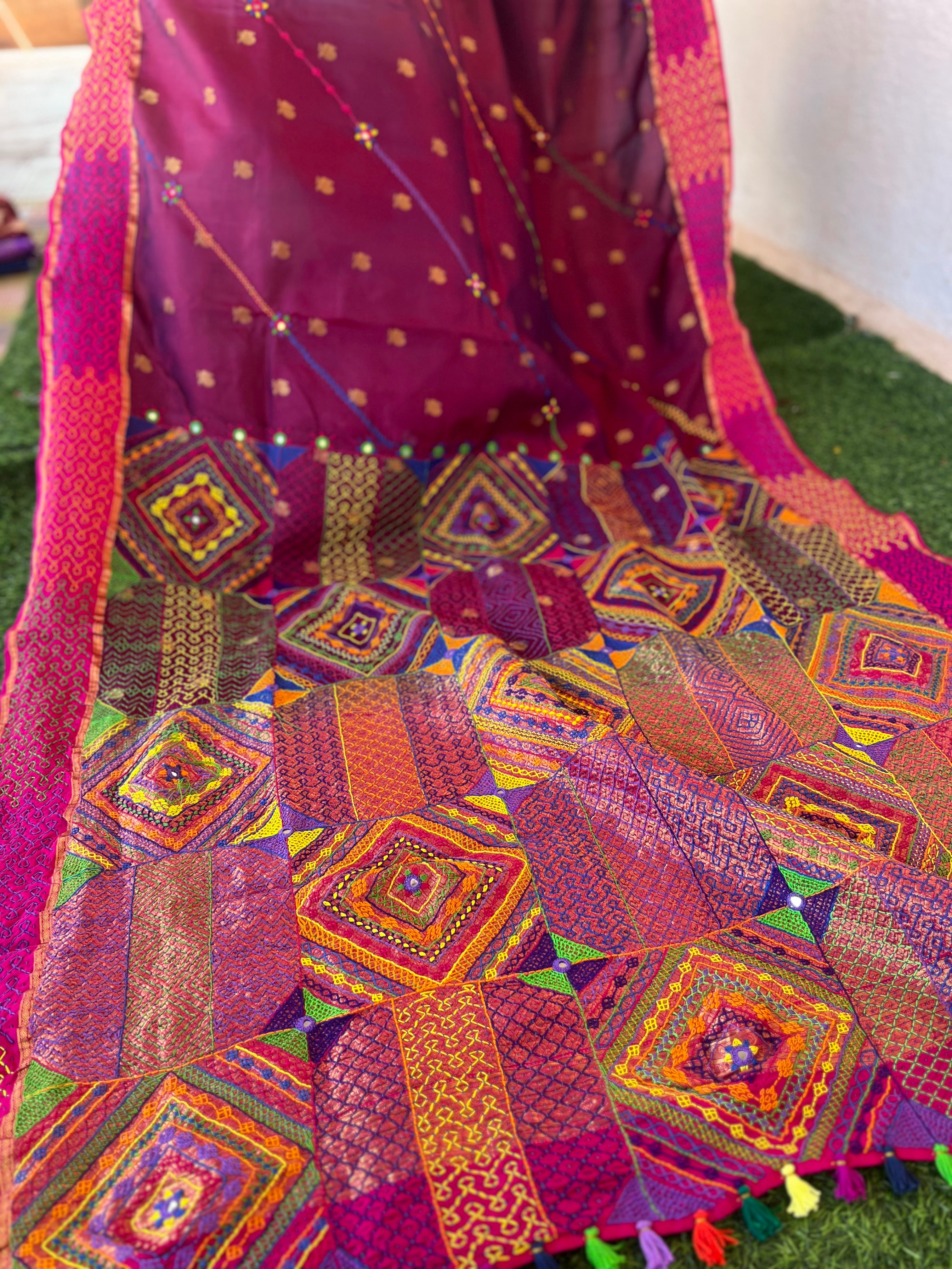 Molkalmuru silk lambani saree