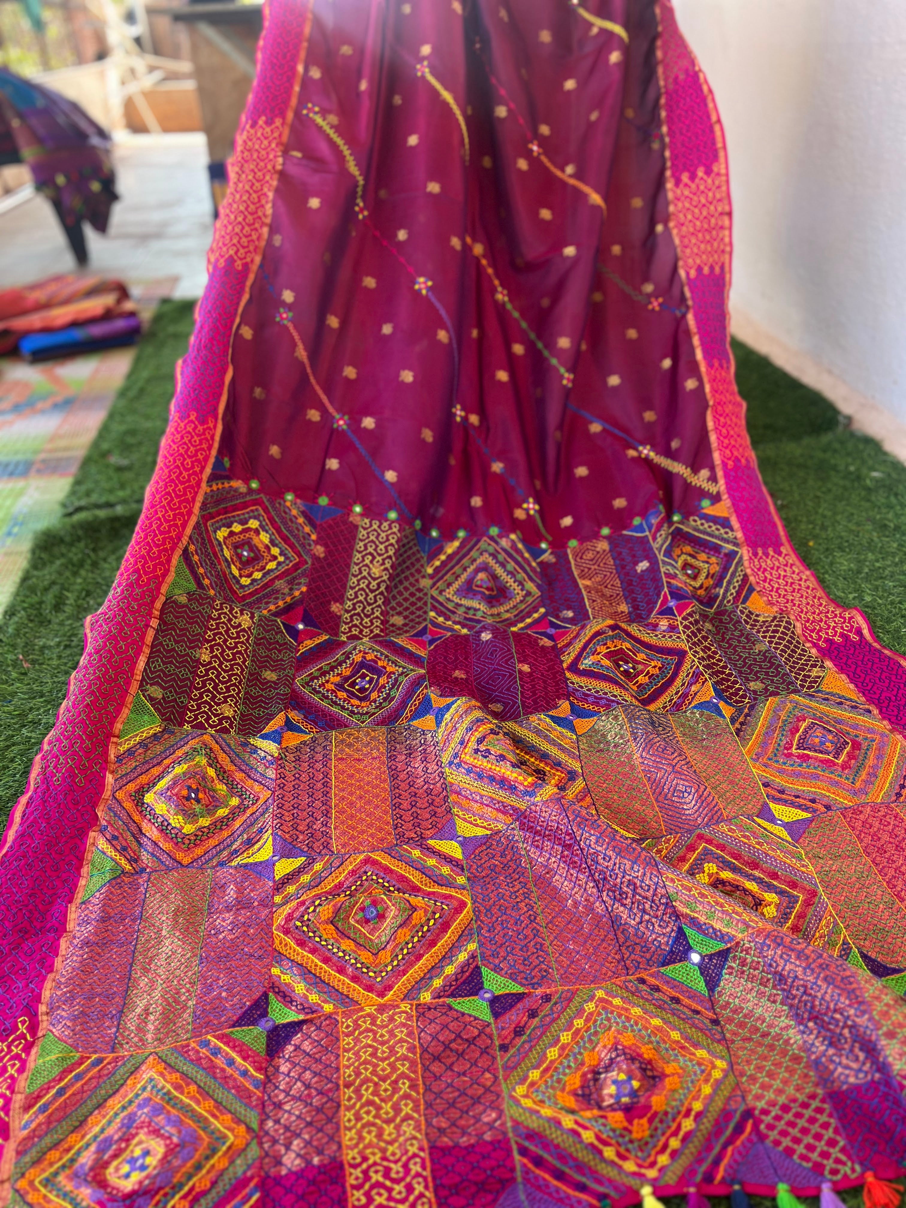 Molkalmuru silk lambani saree