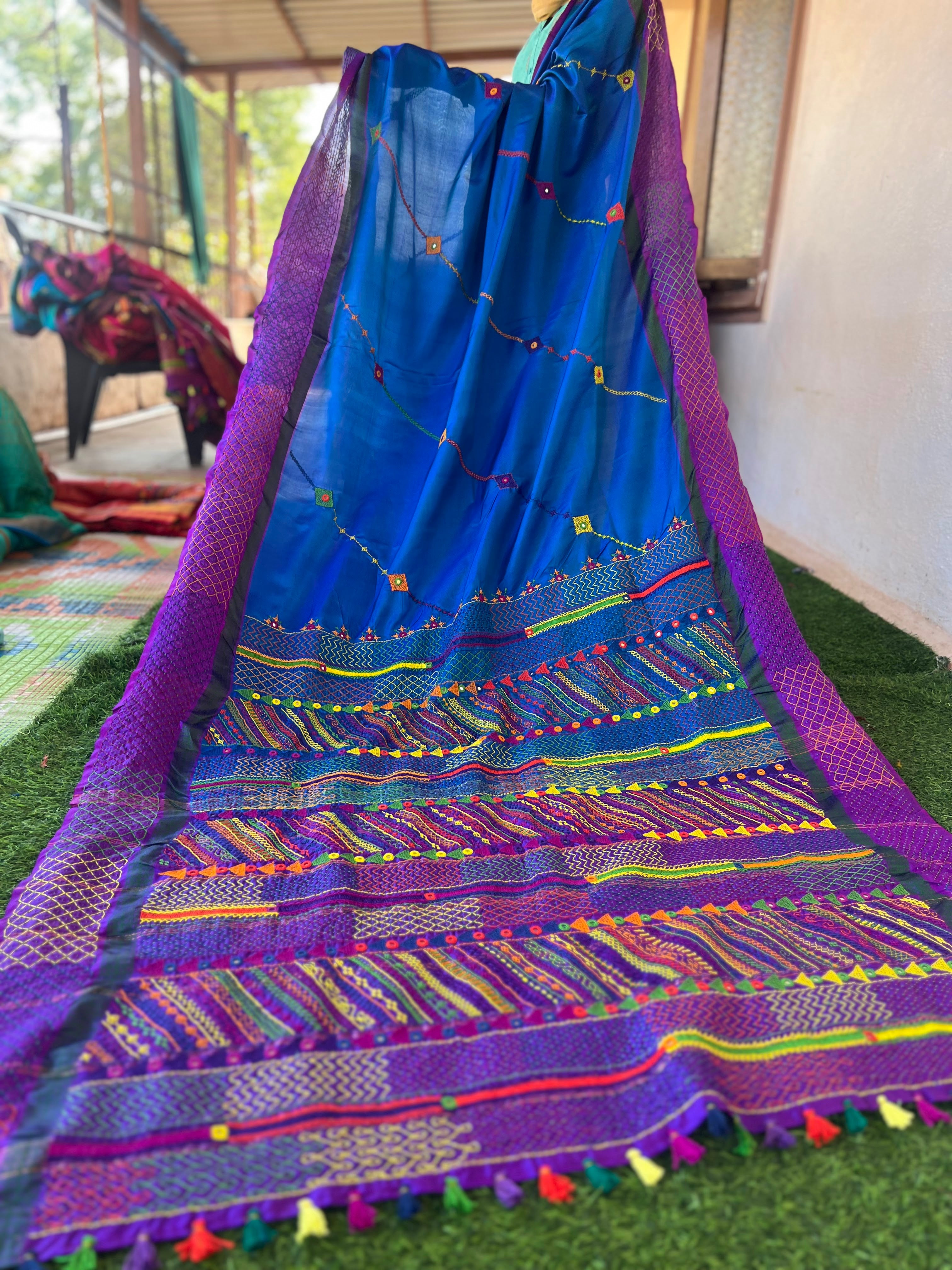 Molkalmuru silk lambani saree