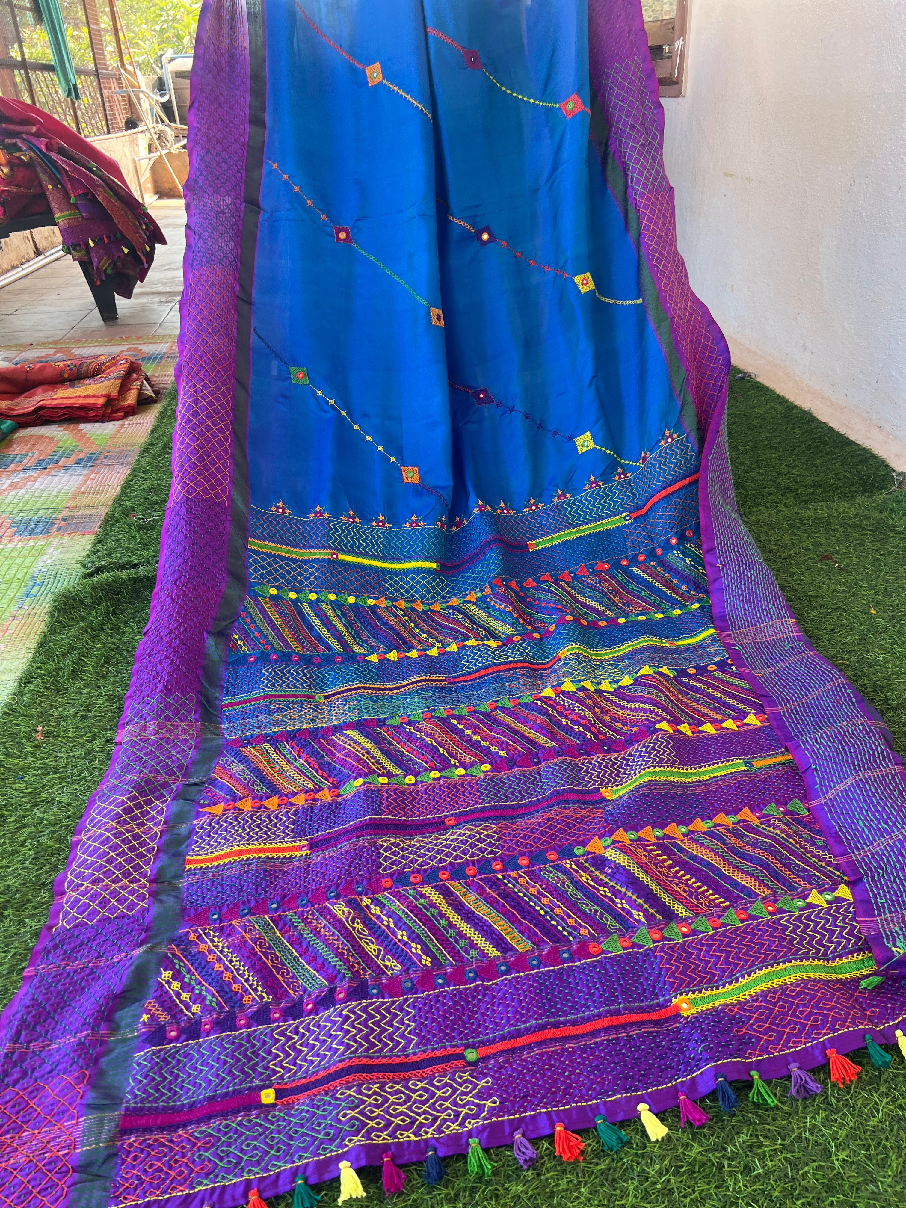 Molkalmuru silk lambani saree