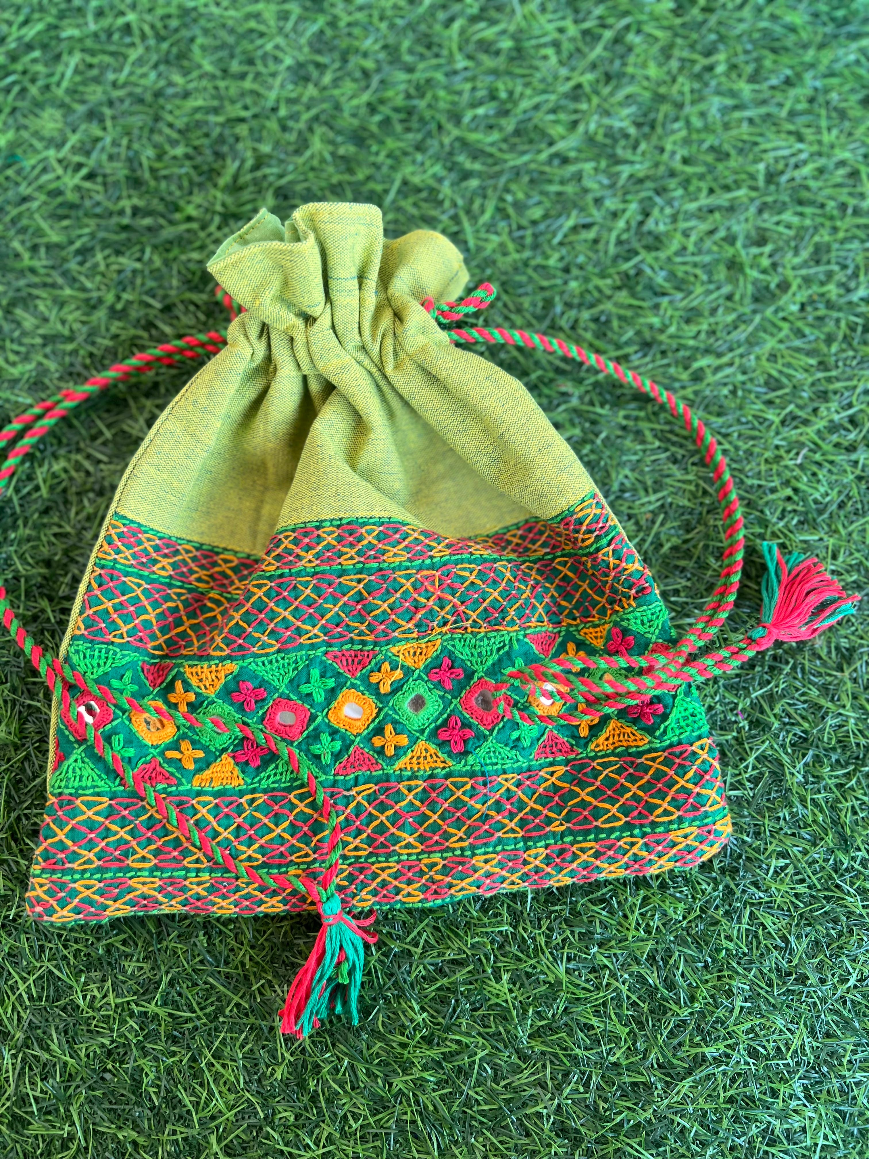 Cotton lambani potli bag