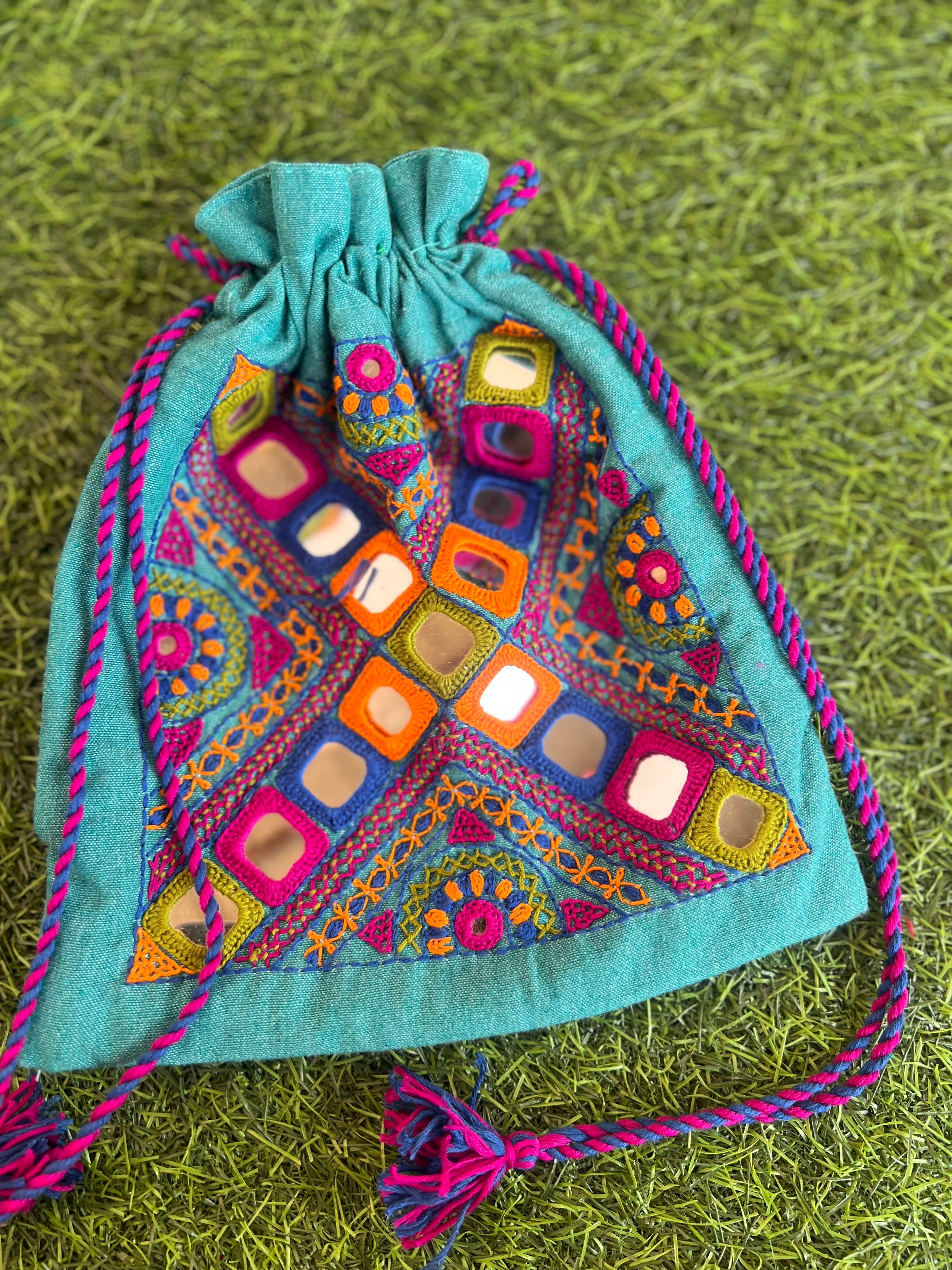 Cotton lambani potli bag