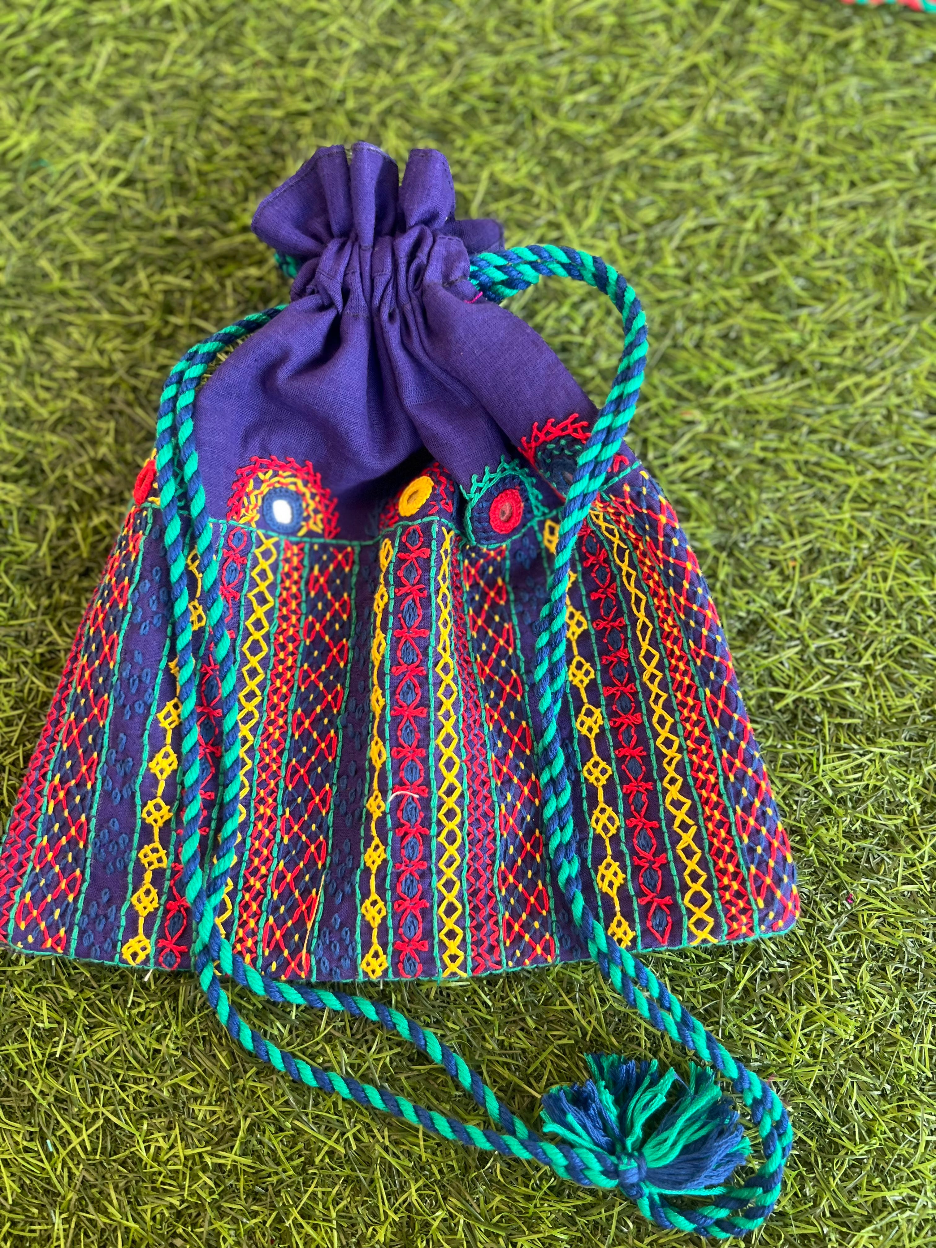 Cotton lambani potli bag